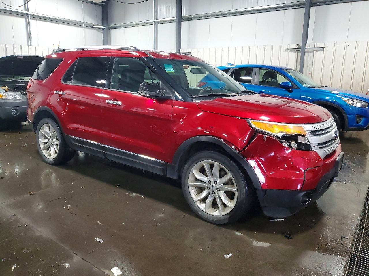 2015 Ford Explorer Xlt Red vin: 1FM5K8D84FGB59629