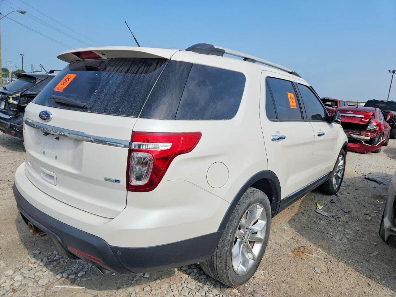 2015 Ford Explorer Xlt Белый vin: 1FM5K8D84FGB67245