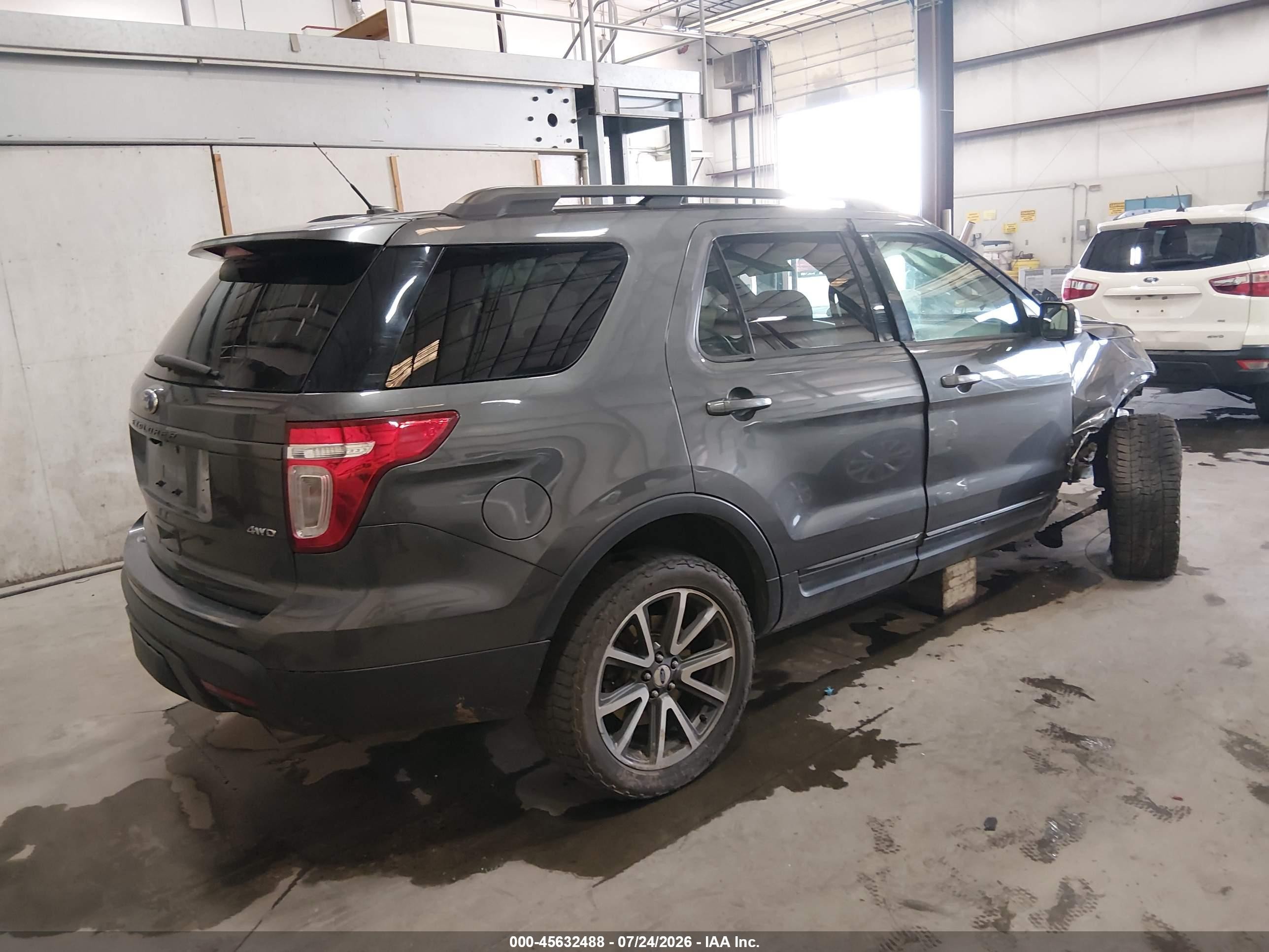 2015 Ford Explorer Xlt Серый vin: 1FM5K8D84FGC05539