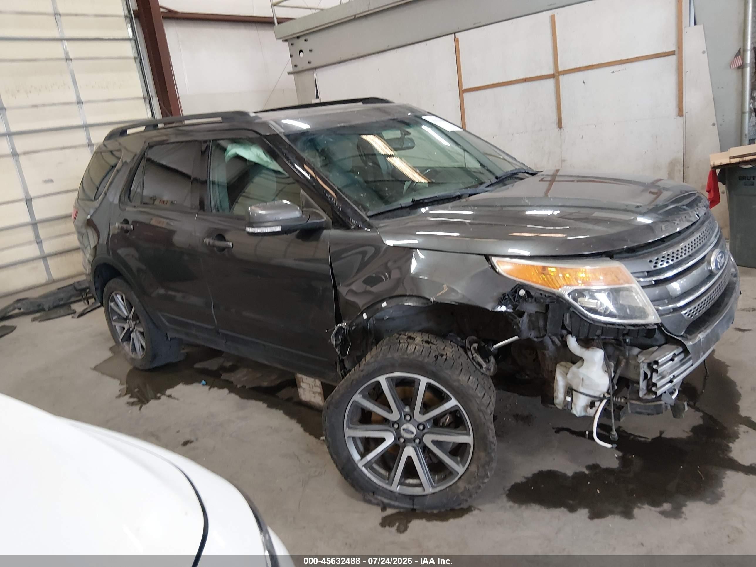 2015 Ford Explorer Xlt Gray vin: 1FM5K8D84FGC05539