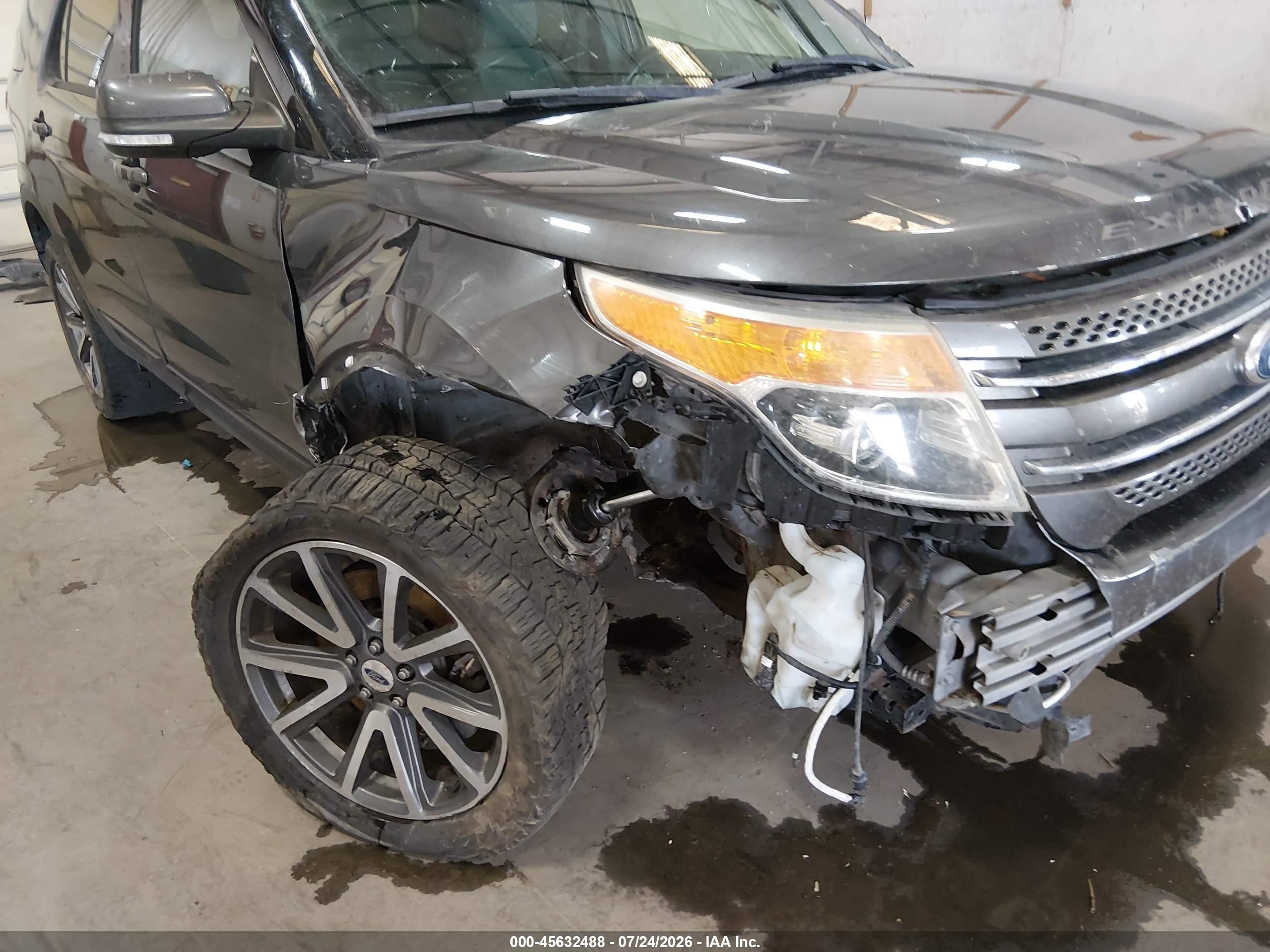 2015 Ford Explorer Xlt Серый vin: 1FM5K8D84FGC05539