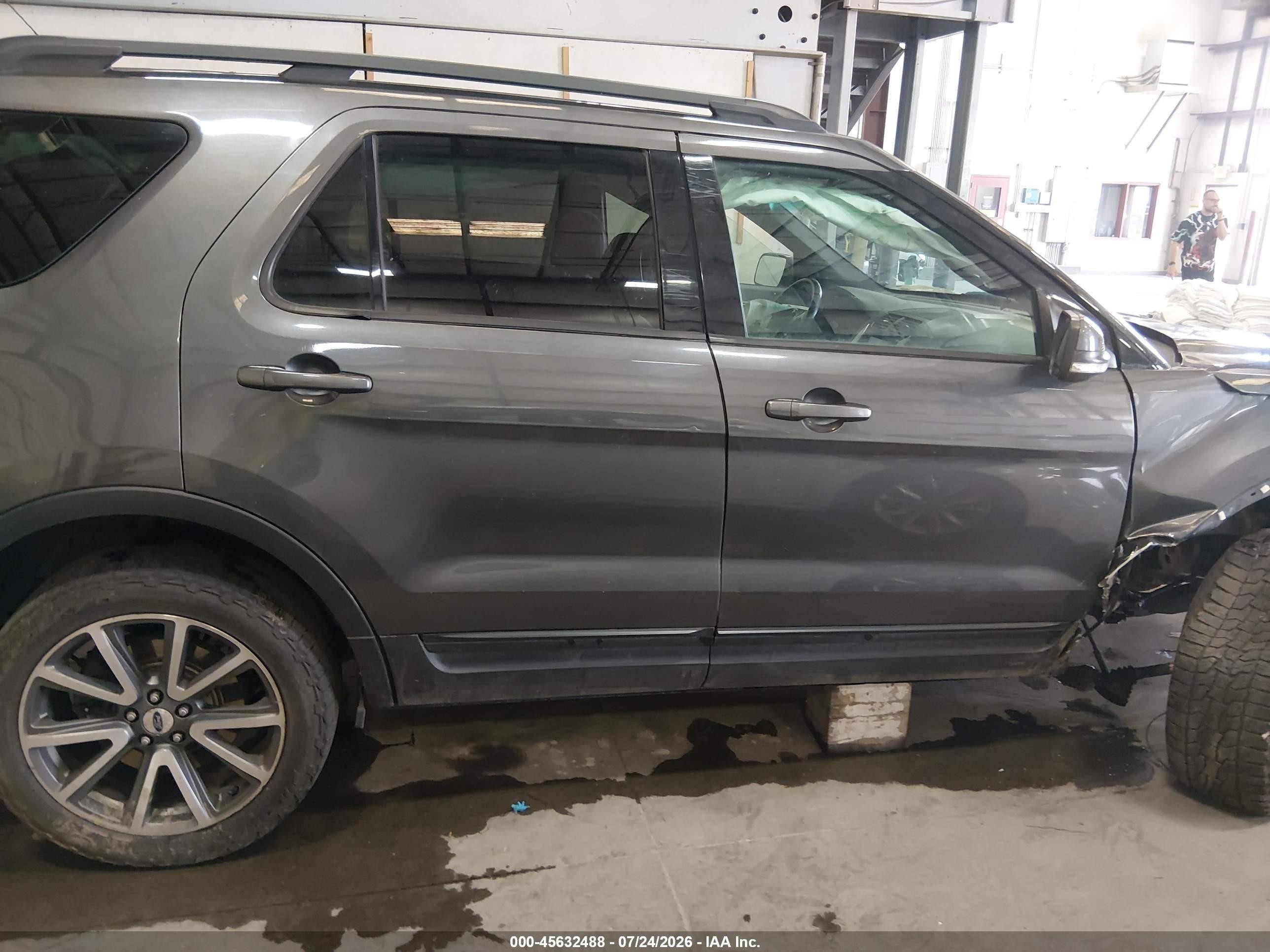 2015 Ford Explorer Xlt Серый vin: 1FM5K8D84FGC05539
