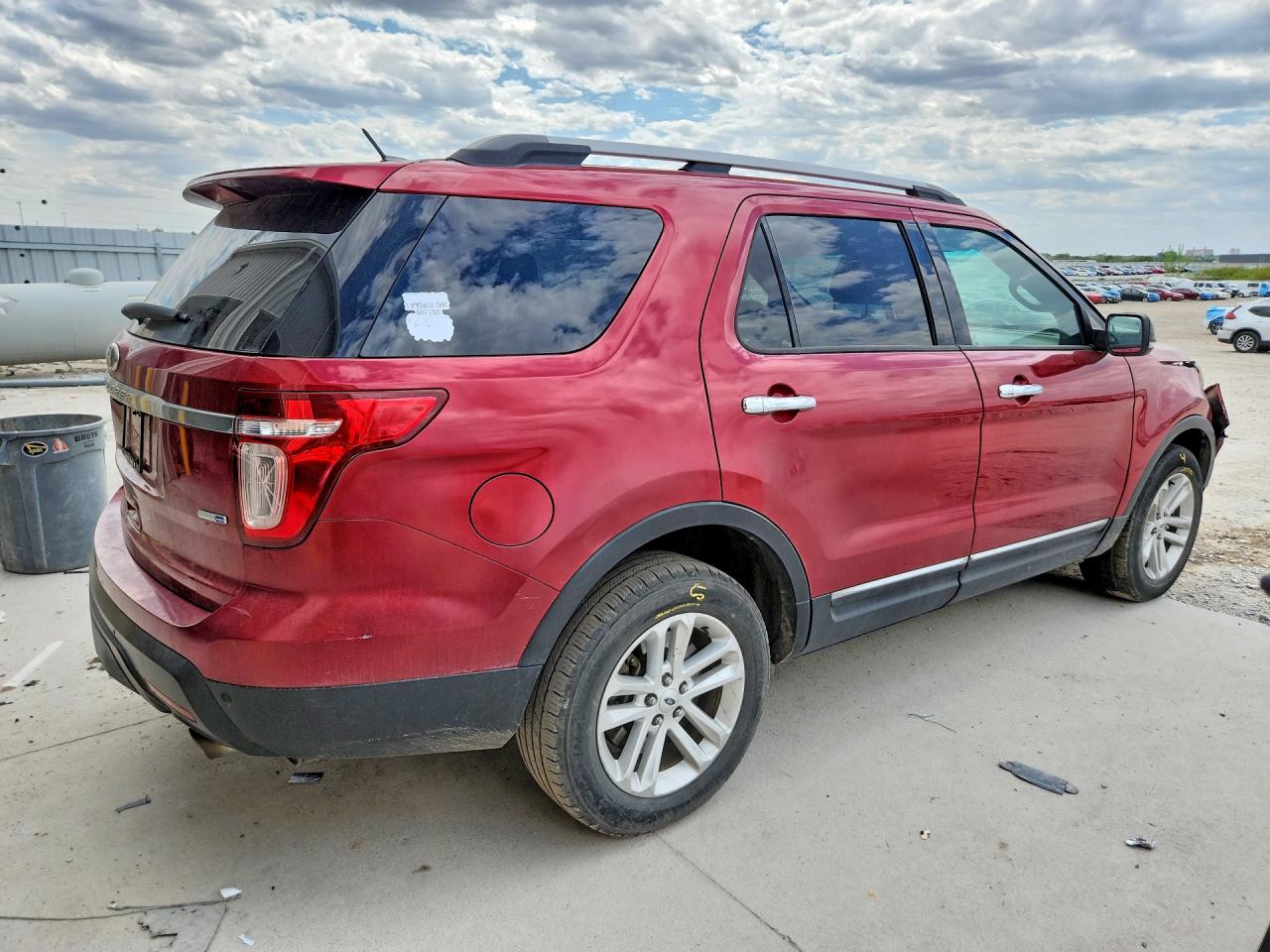 2015 Ford Explorer Xlt Red vin: 1FM5K8D84FGC12331
