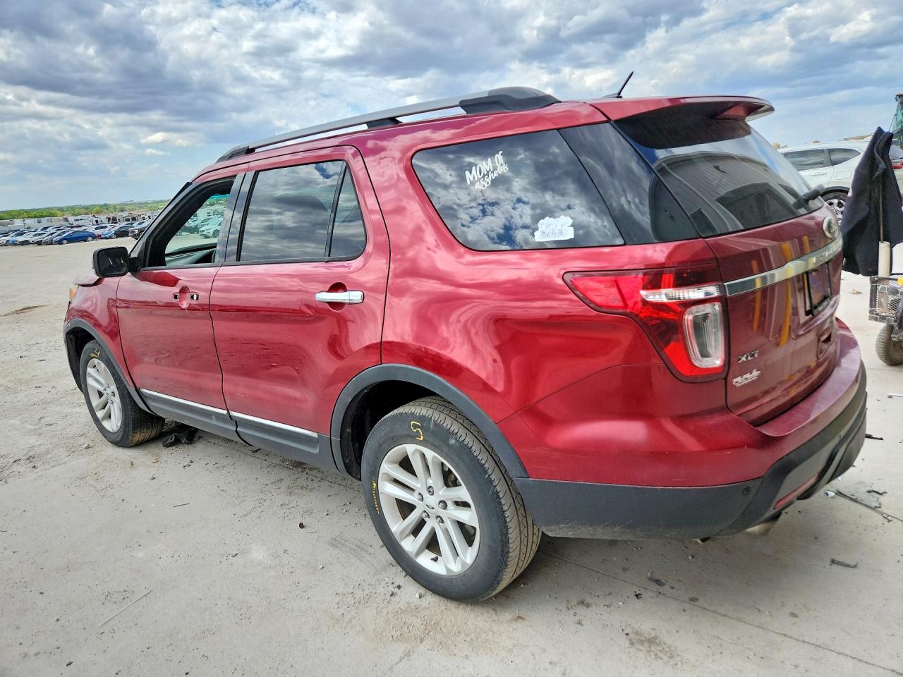 2015 Ford Explorer Xlt Red vin: 1FM5K8D84FGC12331