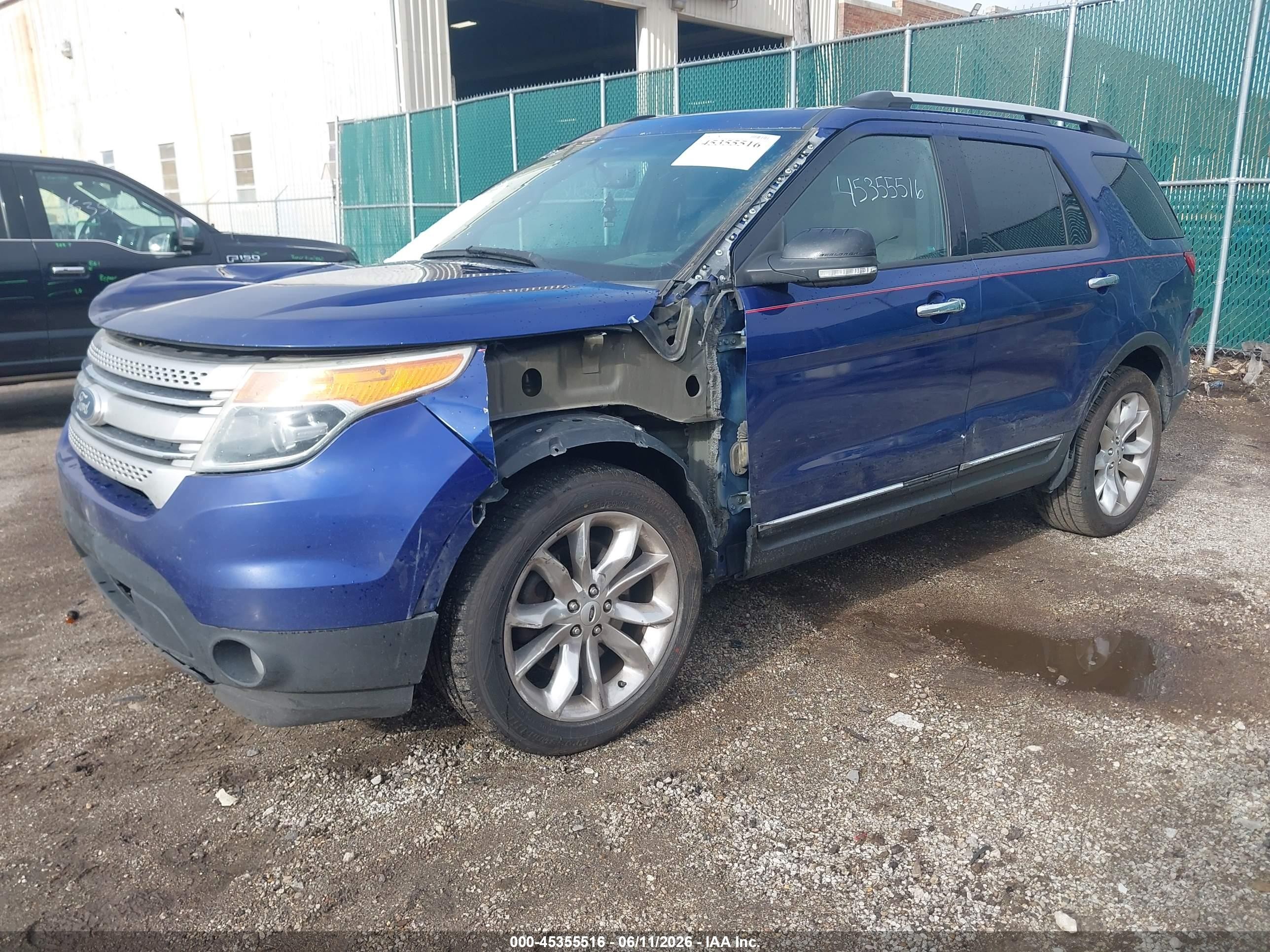 2015 Ford Explorer Xlt Blue vin: 1FM5K8D84FGC20624