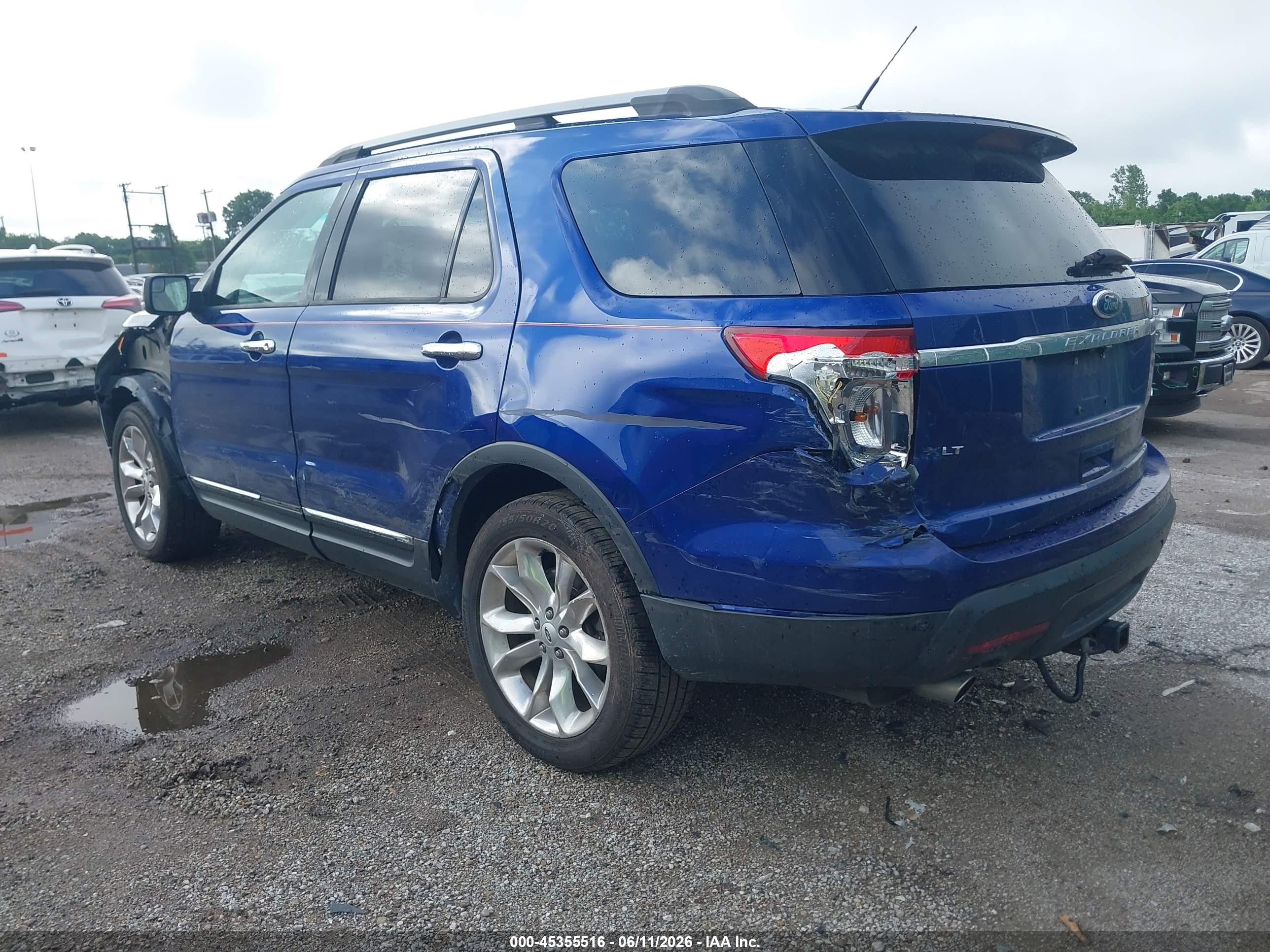 2015 Ford Explorer Xlt Blue vin: 1FM5K8D84FGC20624