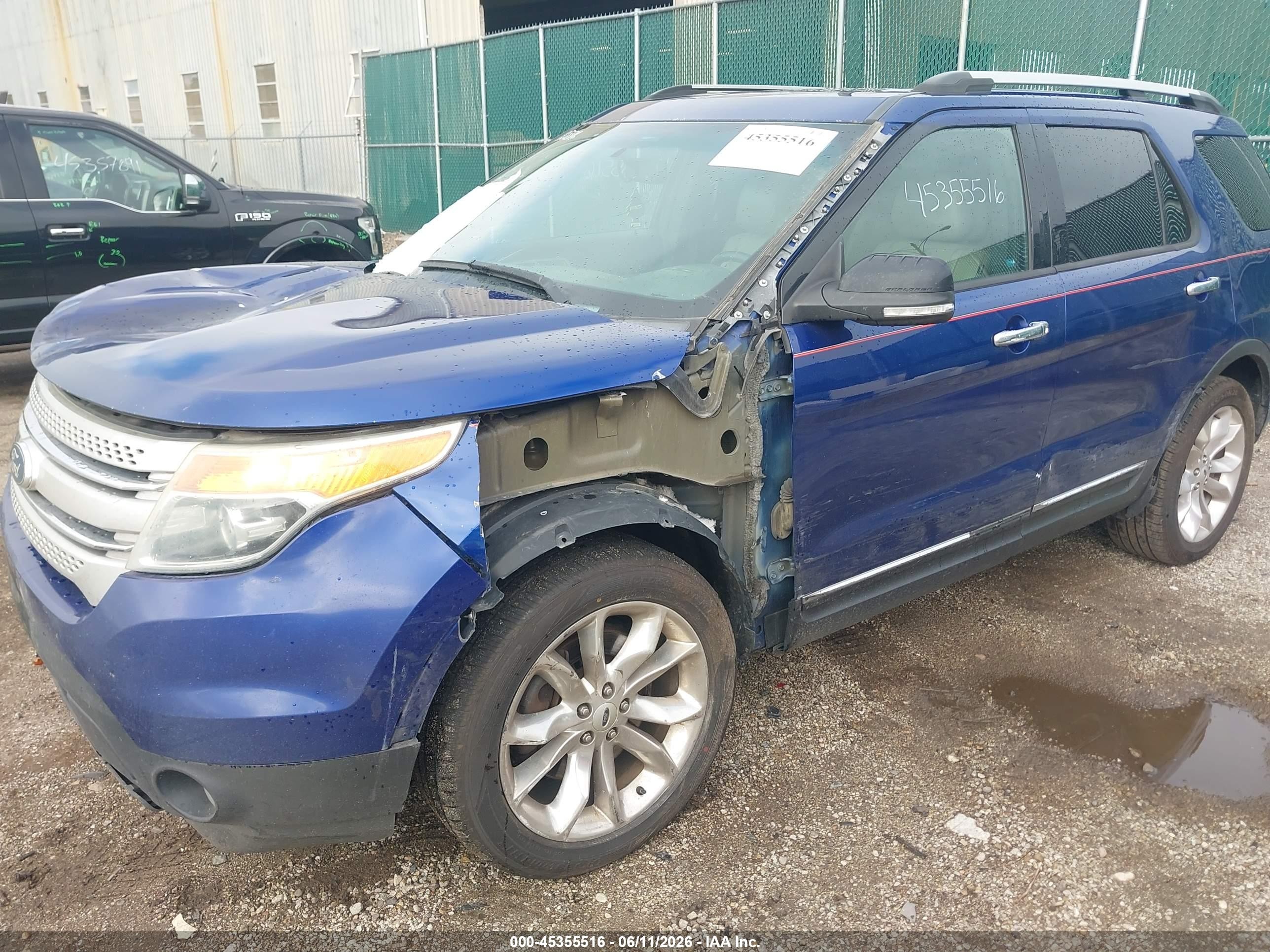 2015 Ford Explorer Xlt Blue vin: 1FM5K8D84FGC20624