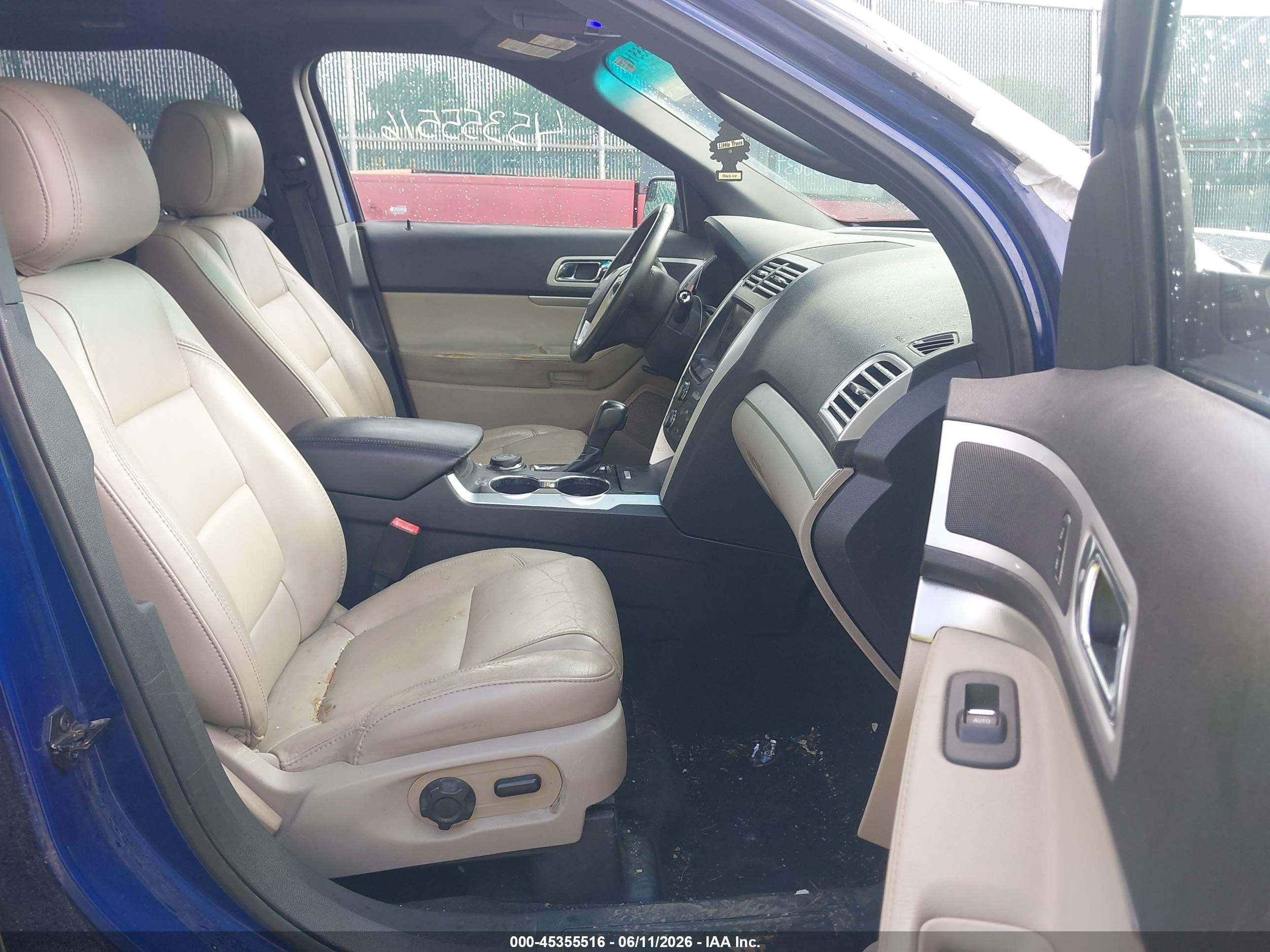 2015 Ford Explorer Xlt Blue vin: 1FM5K8D84FGC20624