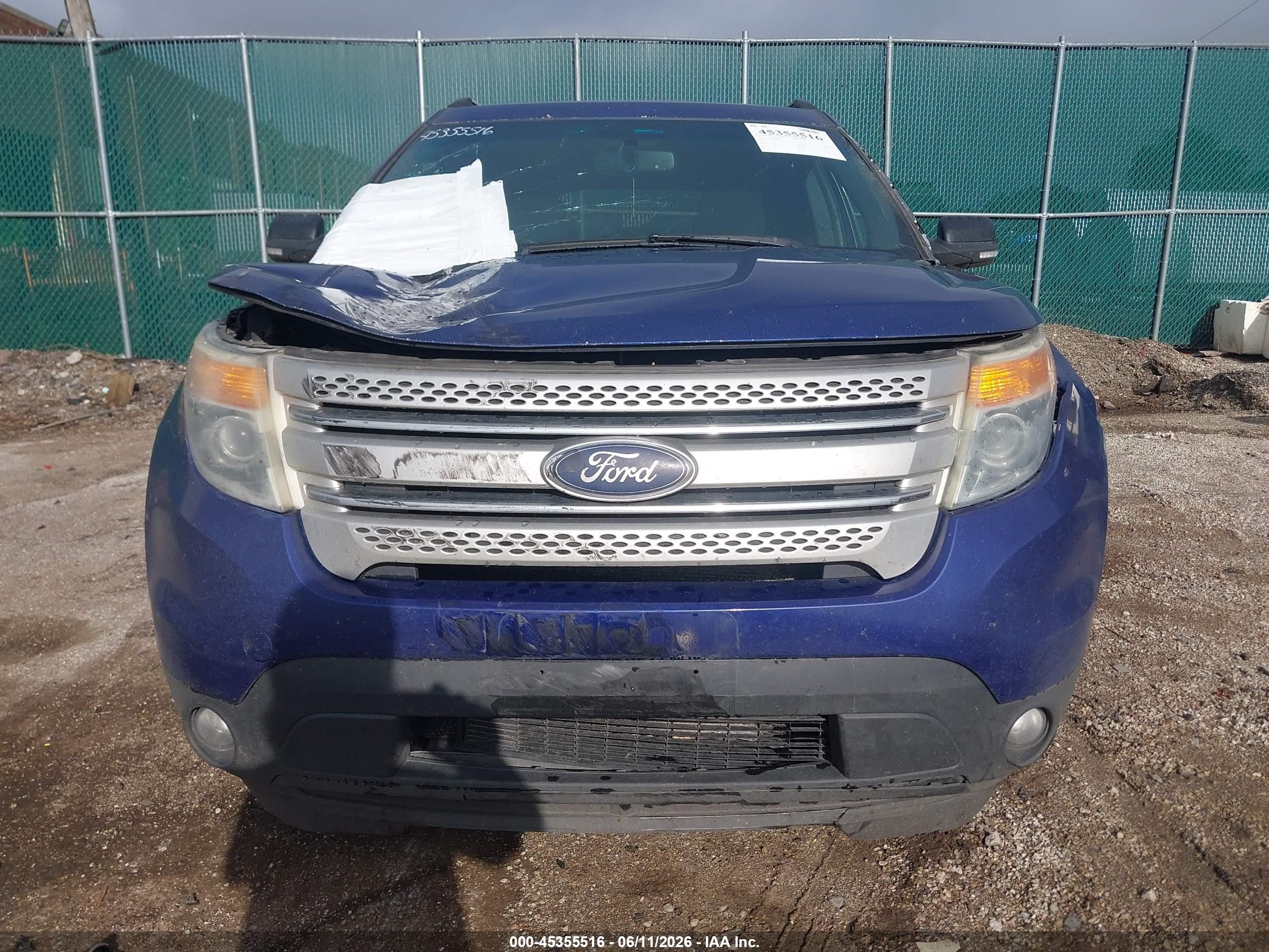 2015 Ford Explorer Xlt Blue vin: 1FM5K8D84FGC20624