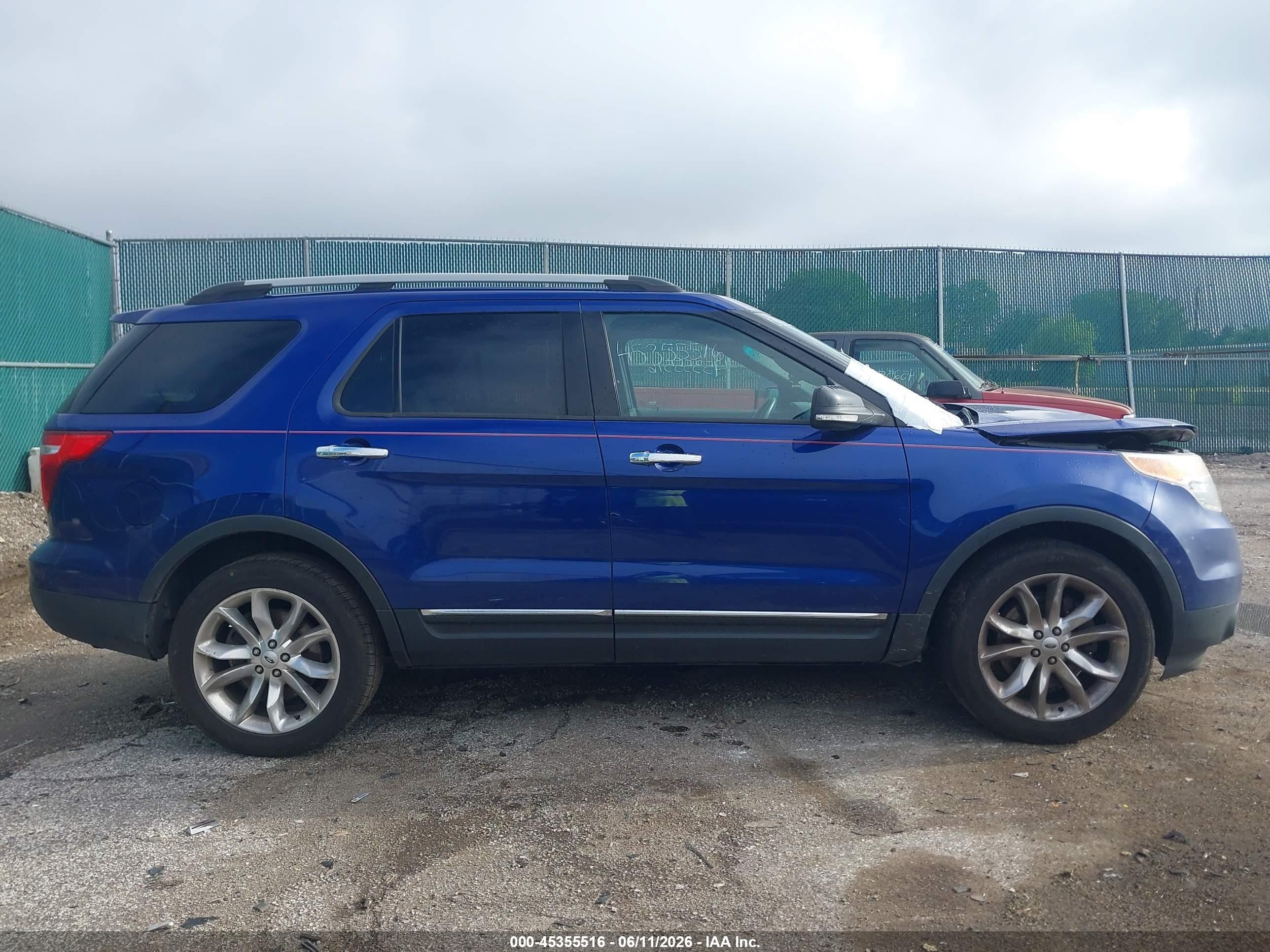 2015 Ford Explorer Xlt Blue vin: 1FM5K8D84FGC20624