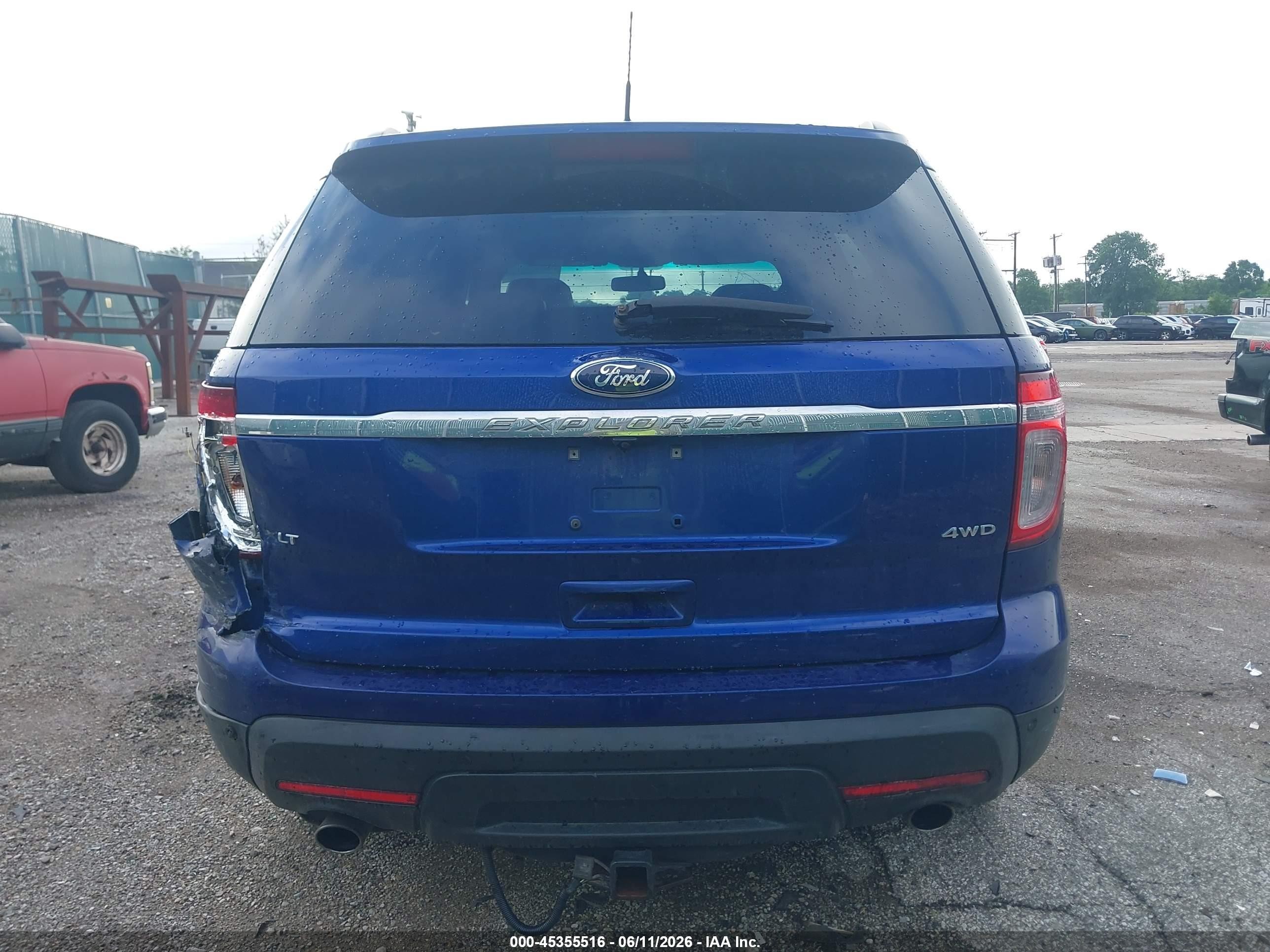 2015 Ford Explorer Xlt Blue vin: 1FM5K8D84FGC20624