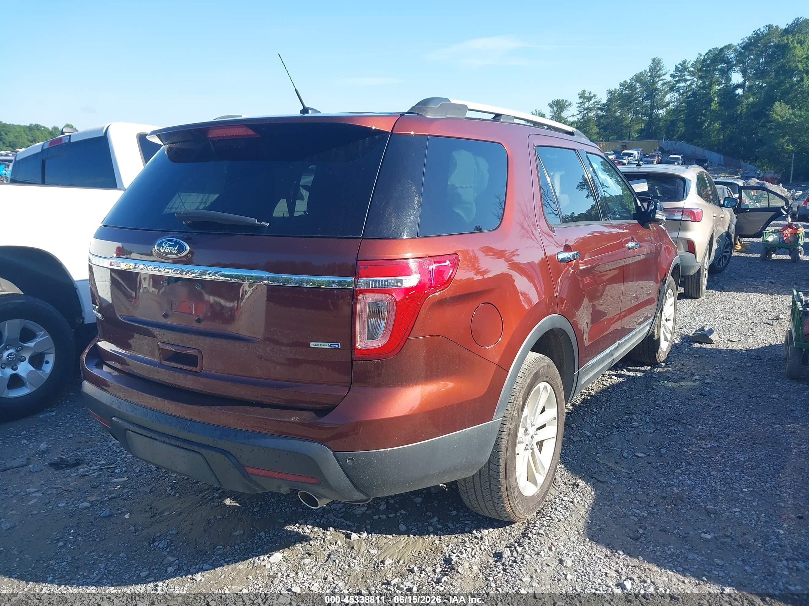 2015 Ford Explorer Xlt Burgundy vin: 1FM5K8D84FGC24799