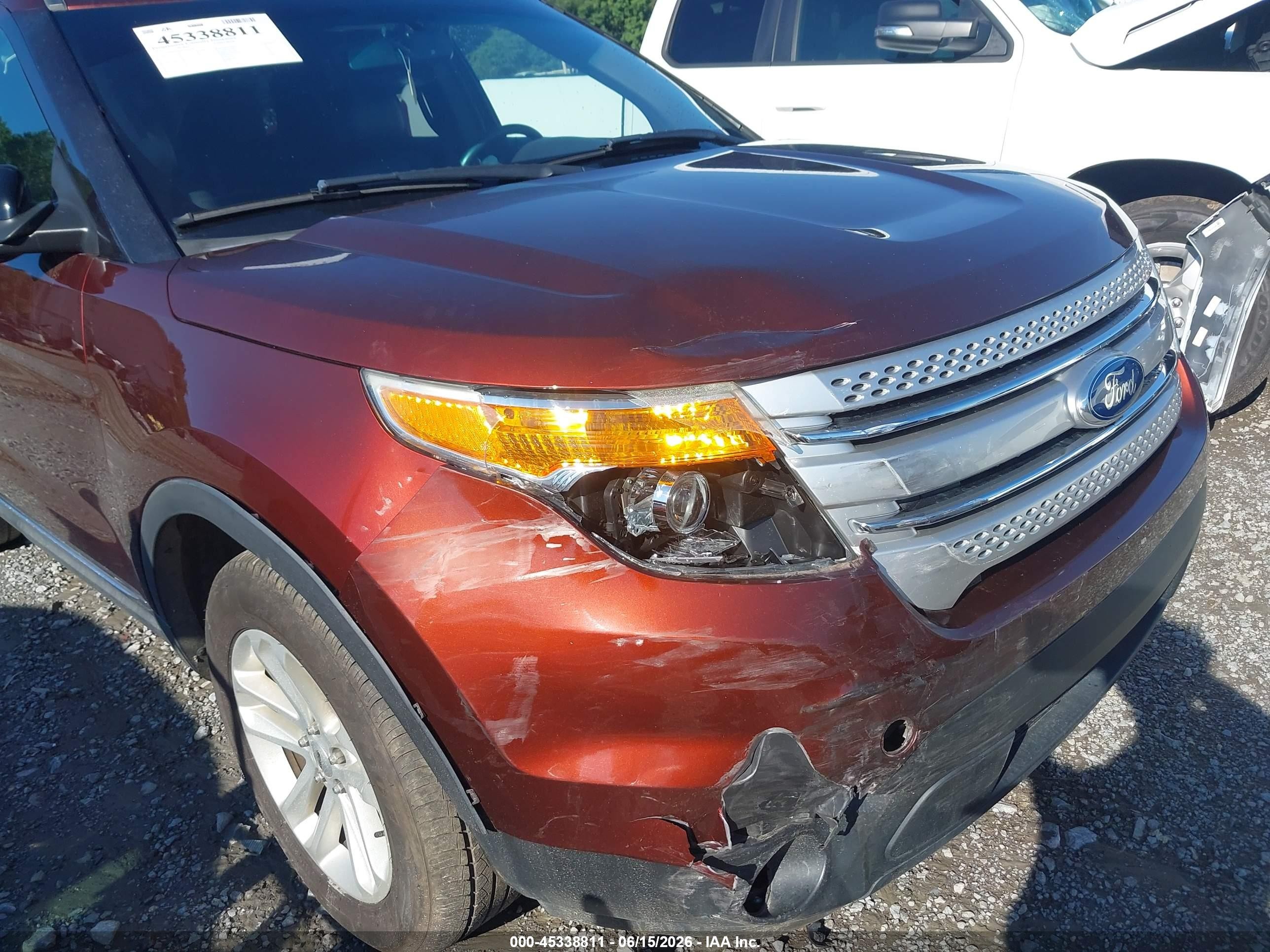 2015 Ford Explorer Xlt Burgundy vin: 1FM5K8D84FGC24799