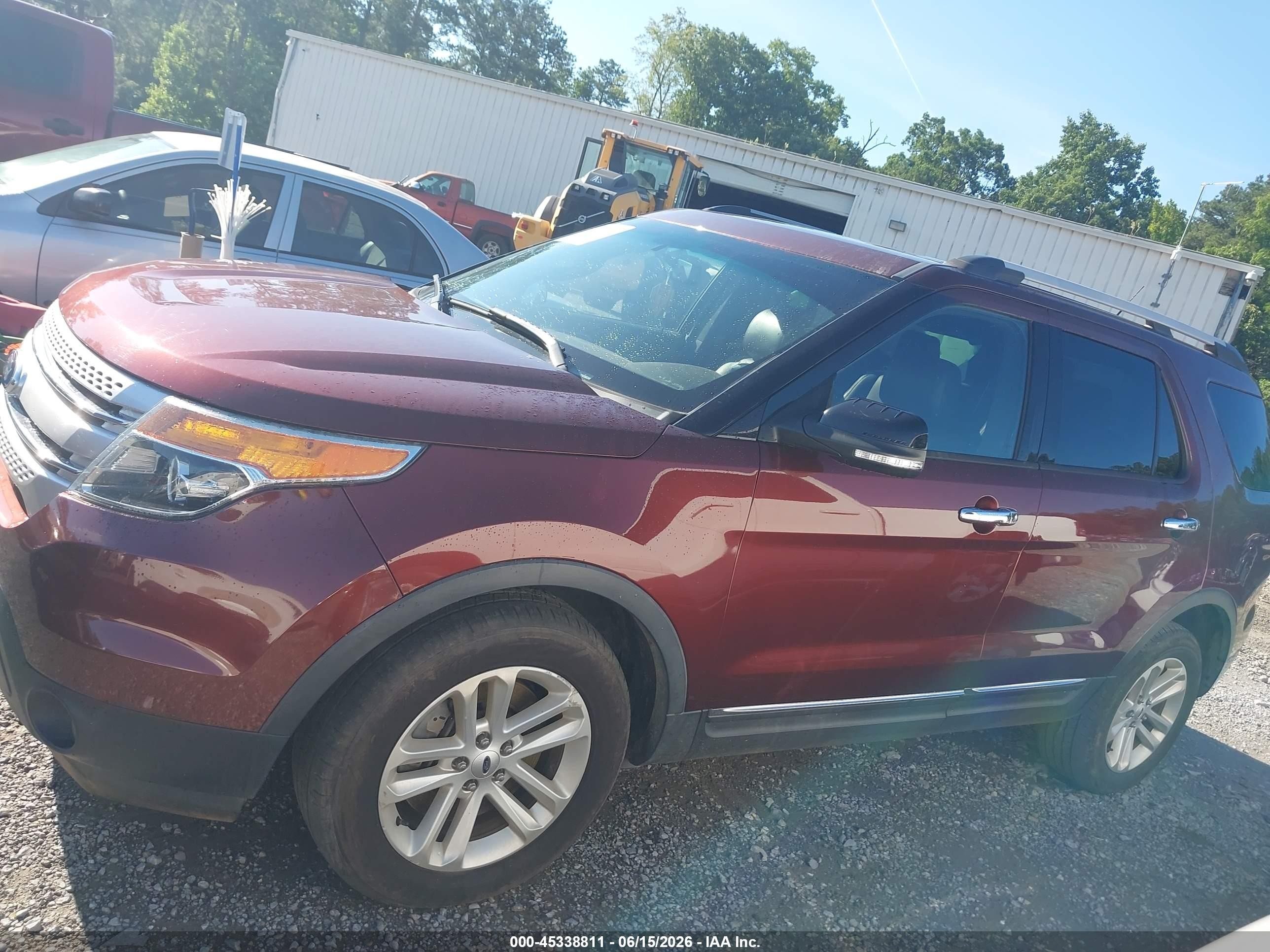 2015 Ford Explorer Xlt Burgundy vin: 1FM5K8D84FGC24799