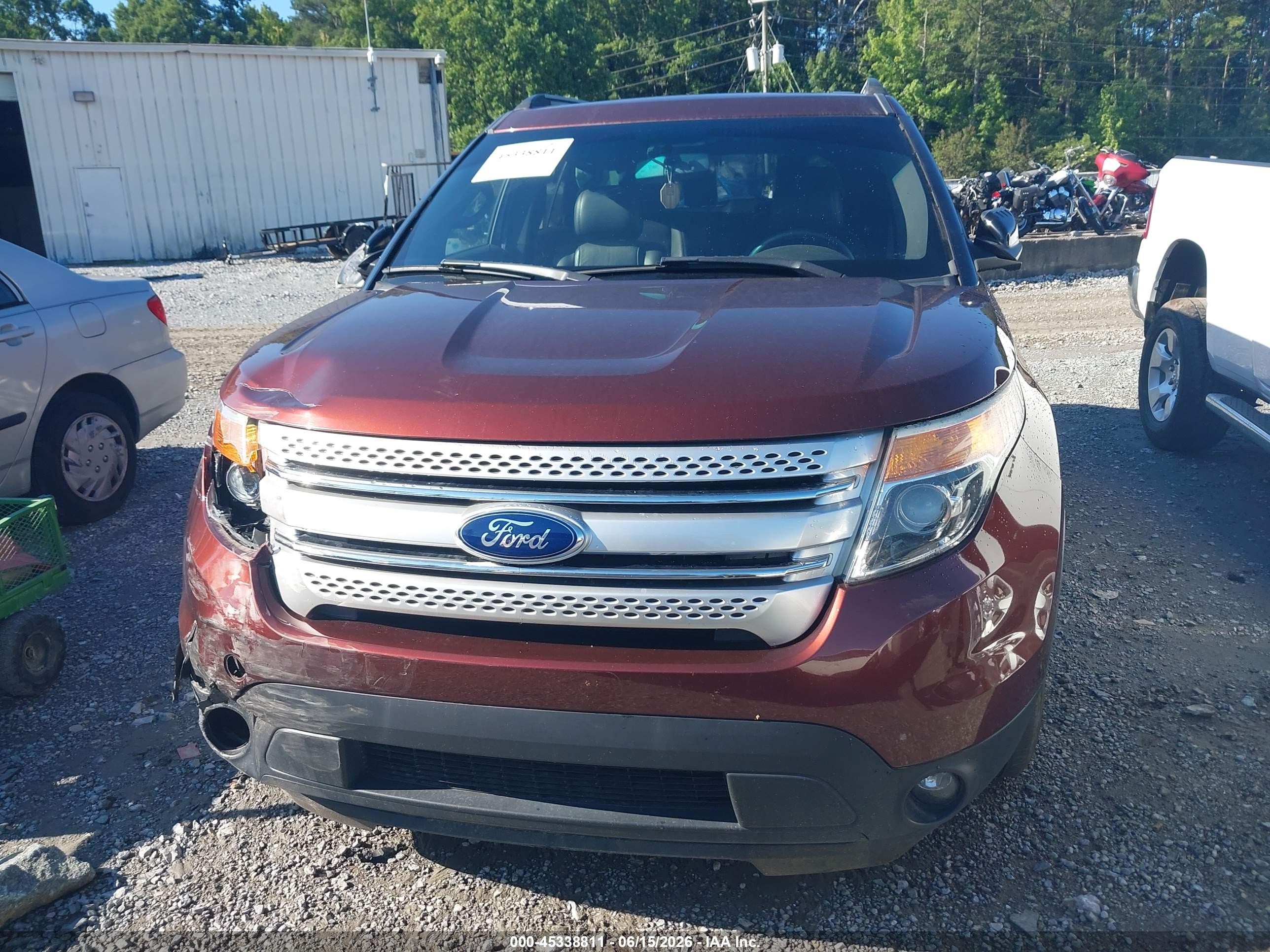 2015 Ford Explorer Xlt Burgundy vin: 1FM5K8D84FGC24799