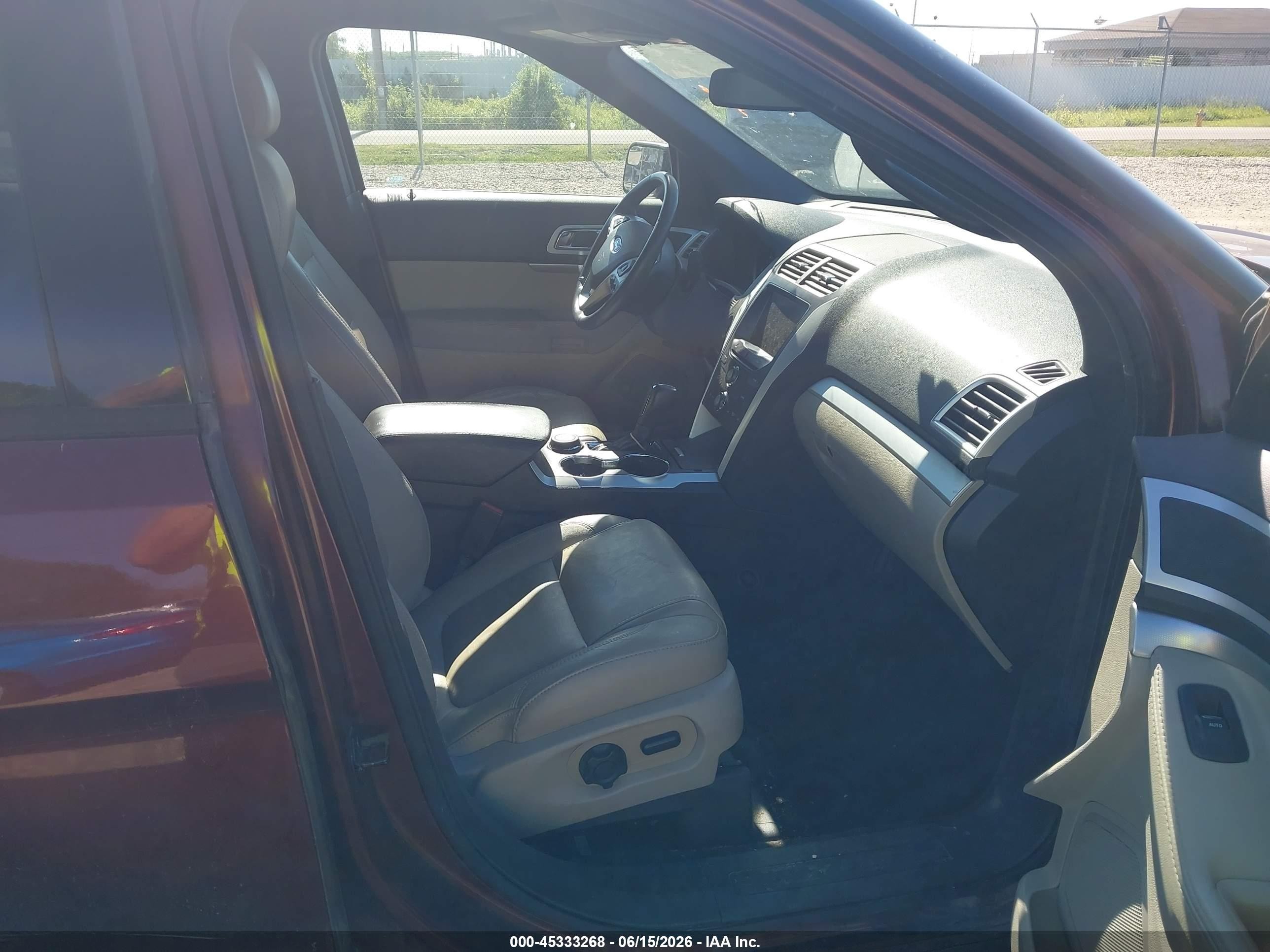 2015 Ford Explorer Xlt Бордовый vin: 1FM5K8D84FGC48083
