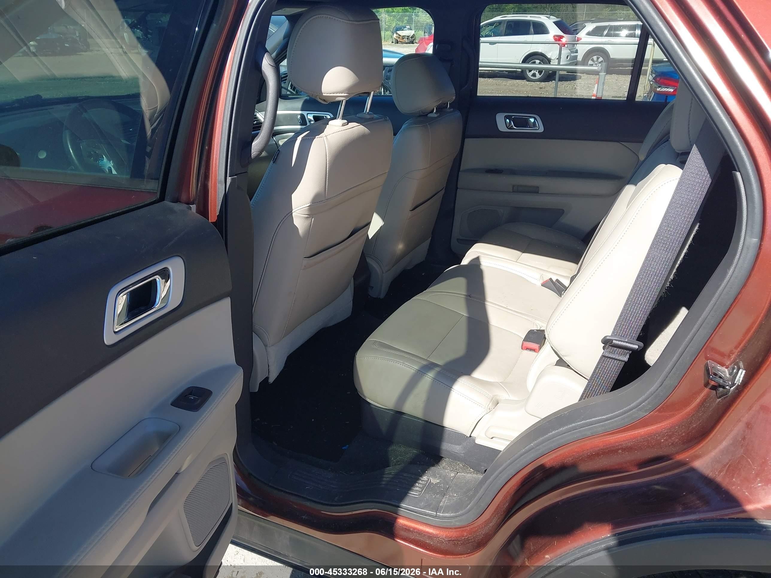 2015 Ford Explorer Xlt Бордовый vin: 1FM5K8D84FGC48083
