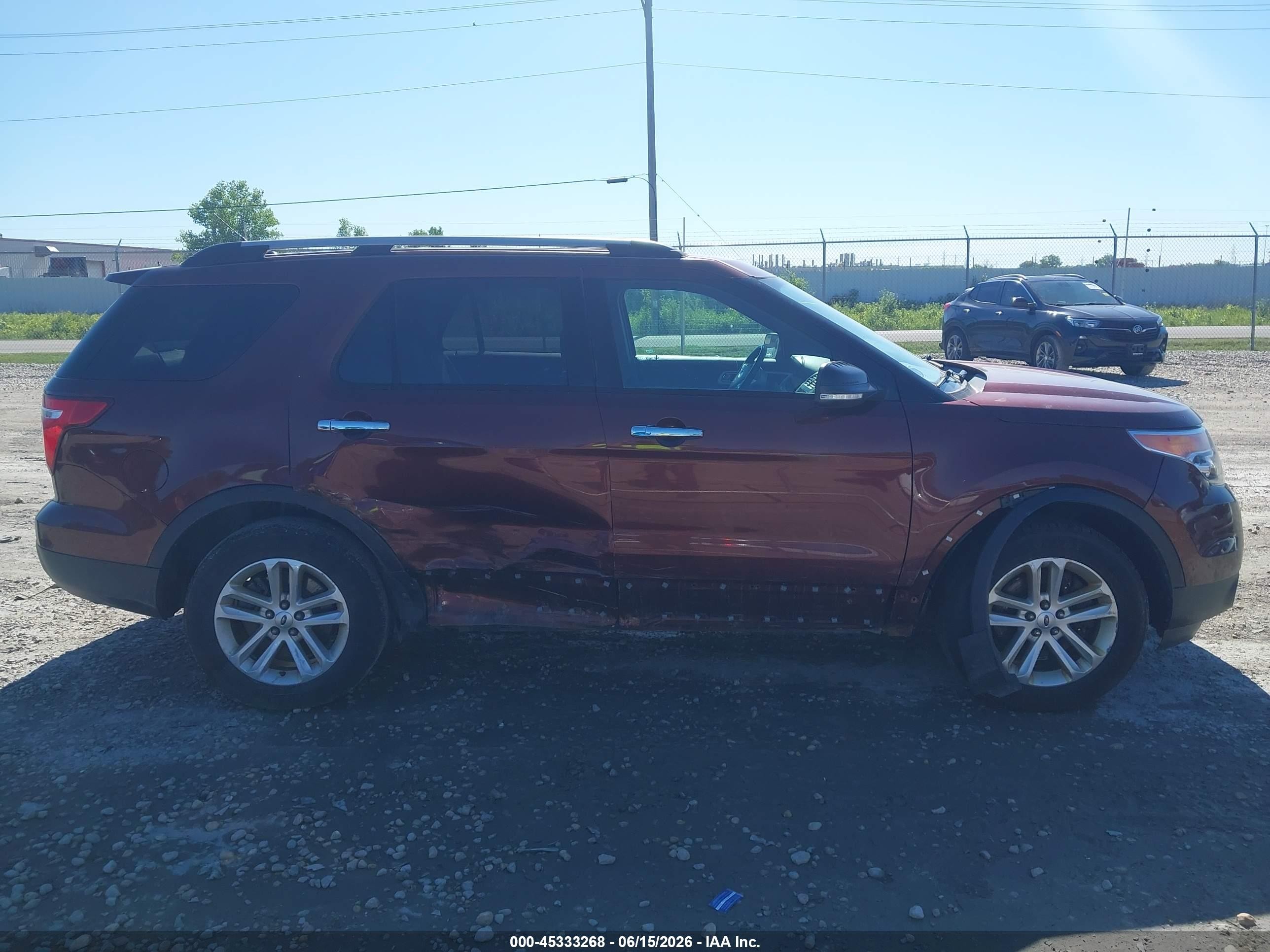 2015 Ford Explorer Xlt Бордовый vin: 1FM5K8D84FGC48083