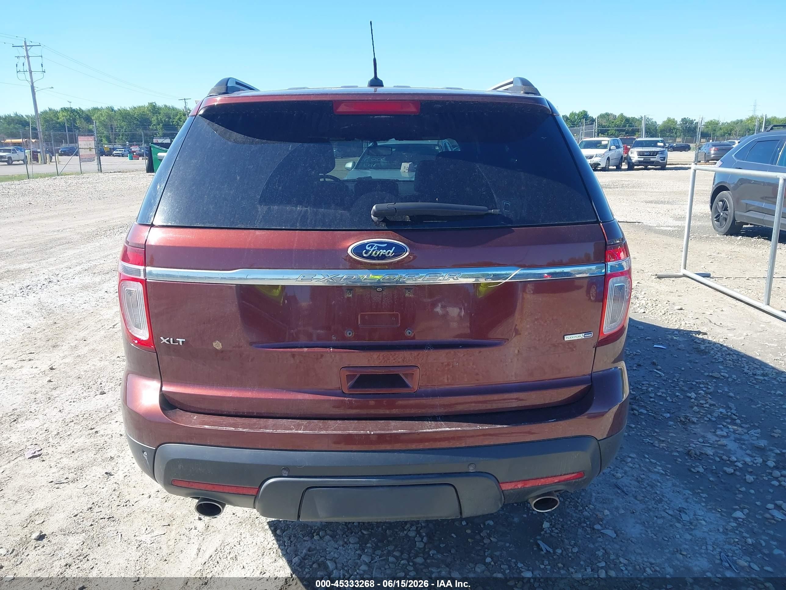 2015 Ford Explorer Xlt Бордовый vin: 1FM5K8D84FGC48083