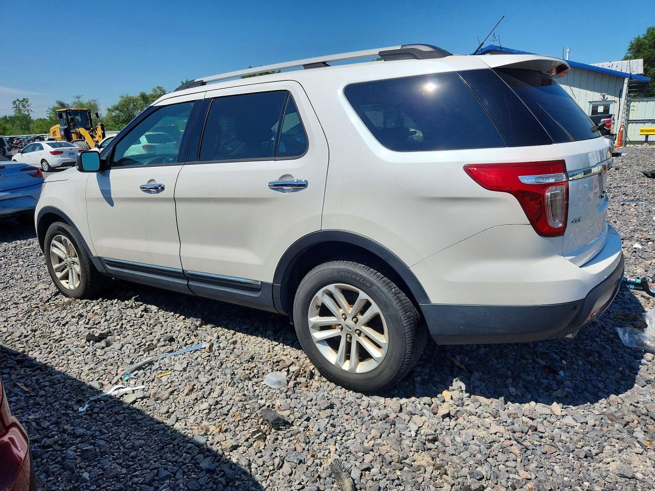 2015 Ford Explorer Xlt White vin: 1FM5K8D84FGC59388