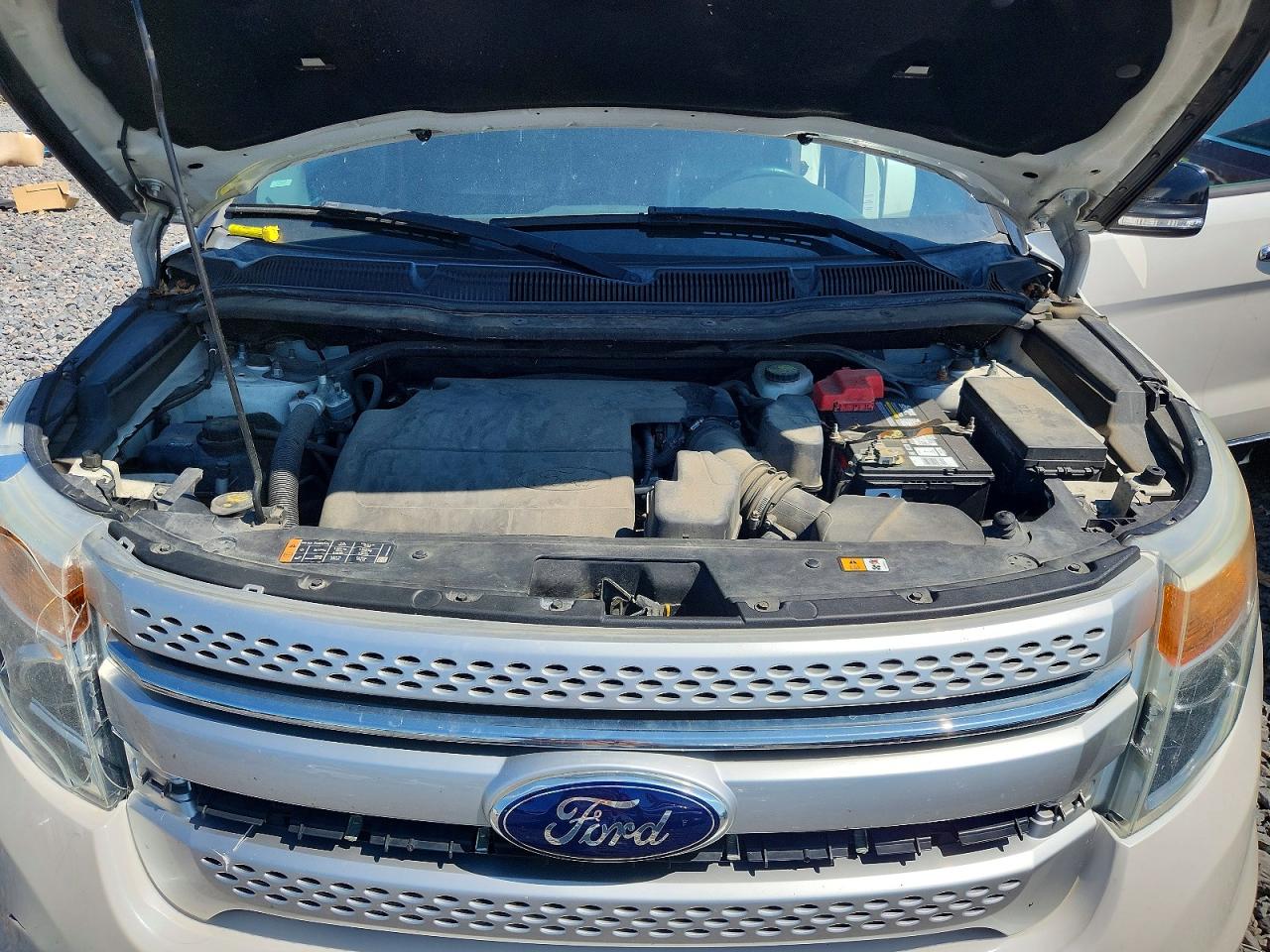 2015 Ford Explorer Xlt White vin: 1FM5K8D84FGC59388