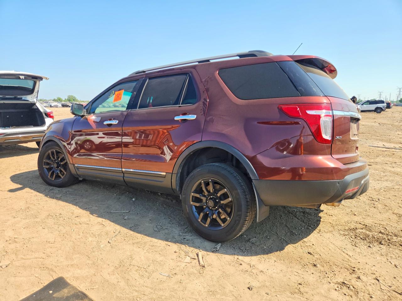 2015 Ford Explorer Xlt Burgundy vin: 1FM5K8D84FGC59780