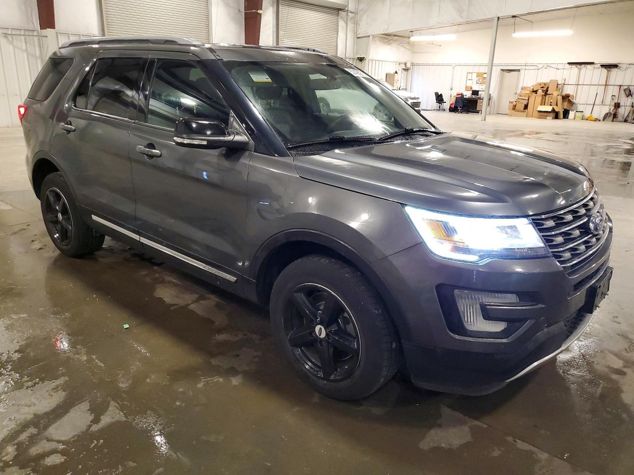 2017 Ford Explorer Xlt Gray vin: 1FM5K8D84HGD89013