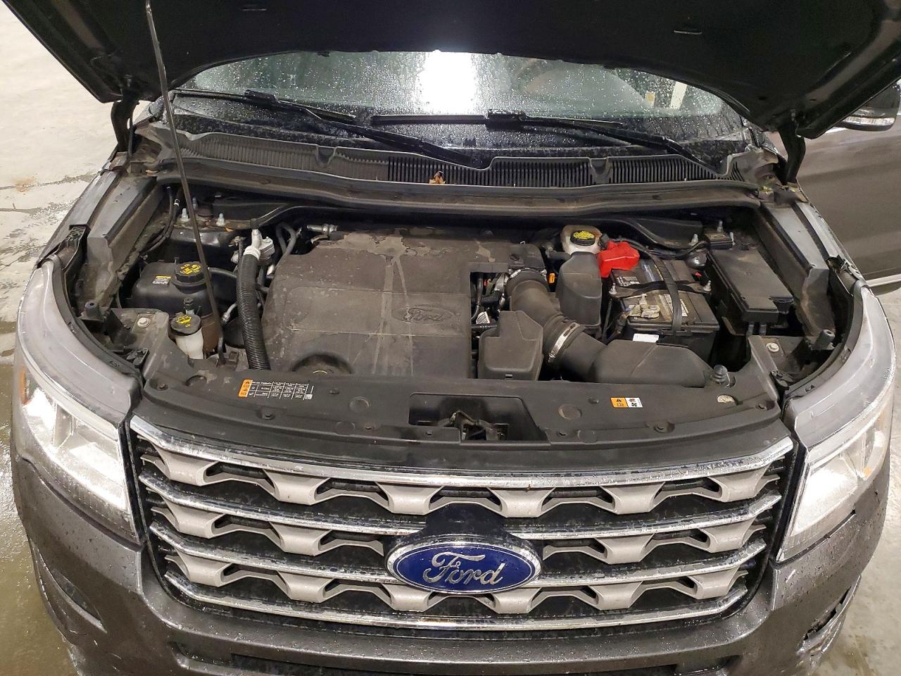 2017 Ford Explorer Xlt Gray vin: 1FM5K8D84HGD89013