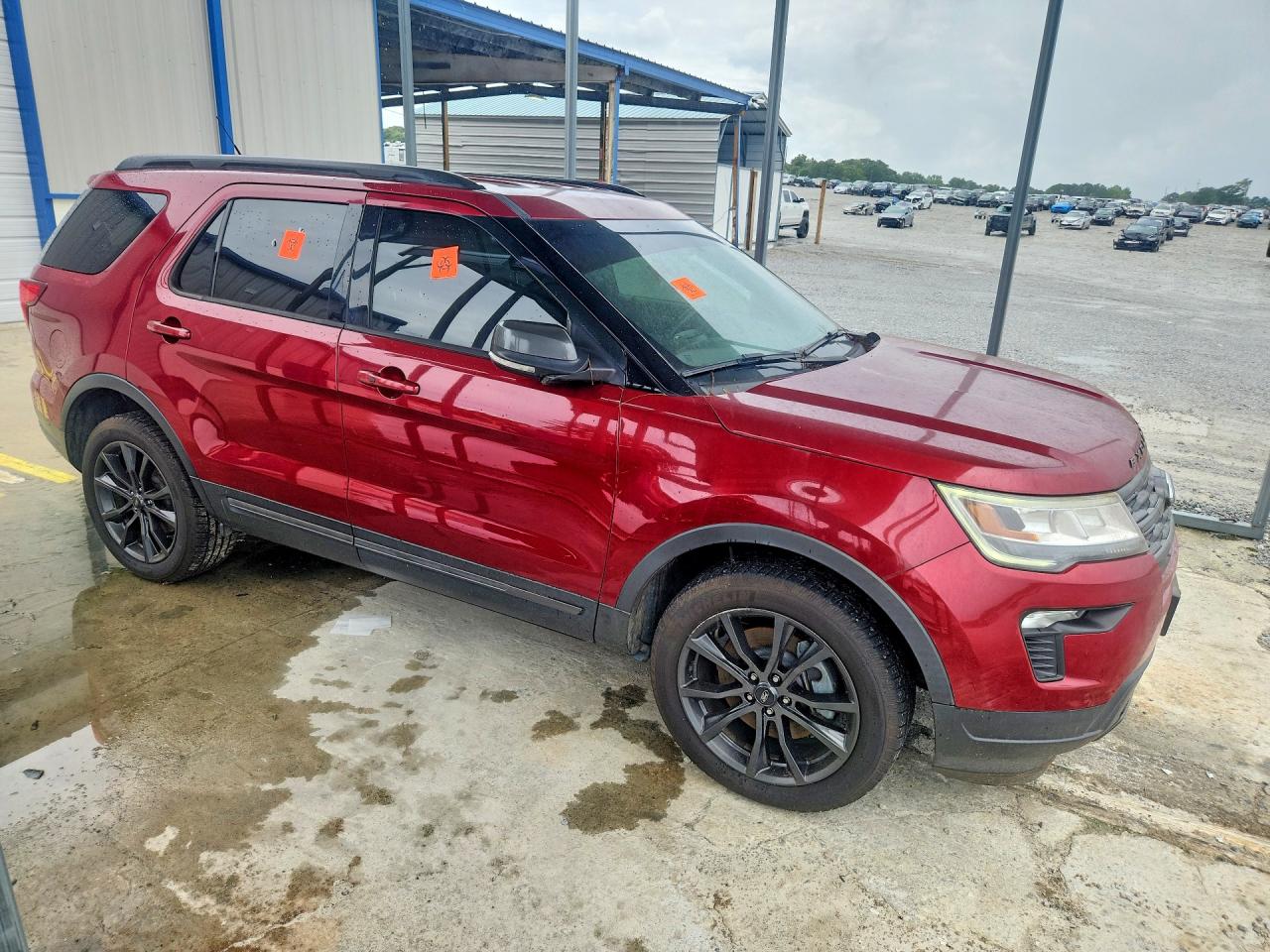 2019 Ford Explorer Xlt Red vin: 1FM5K8D84KGA68175
