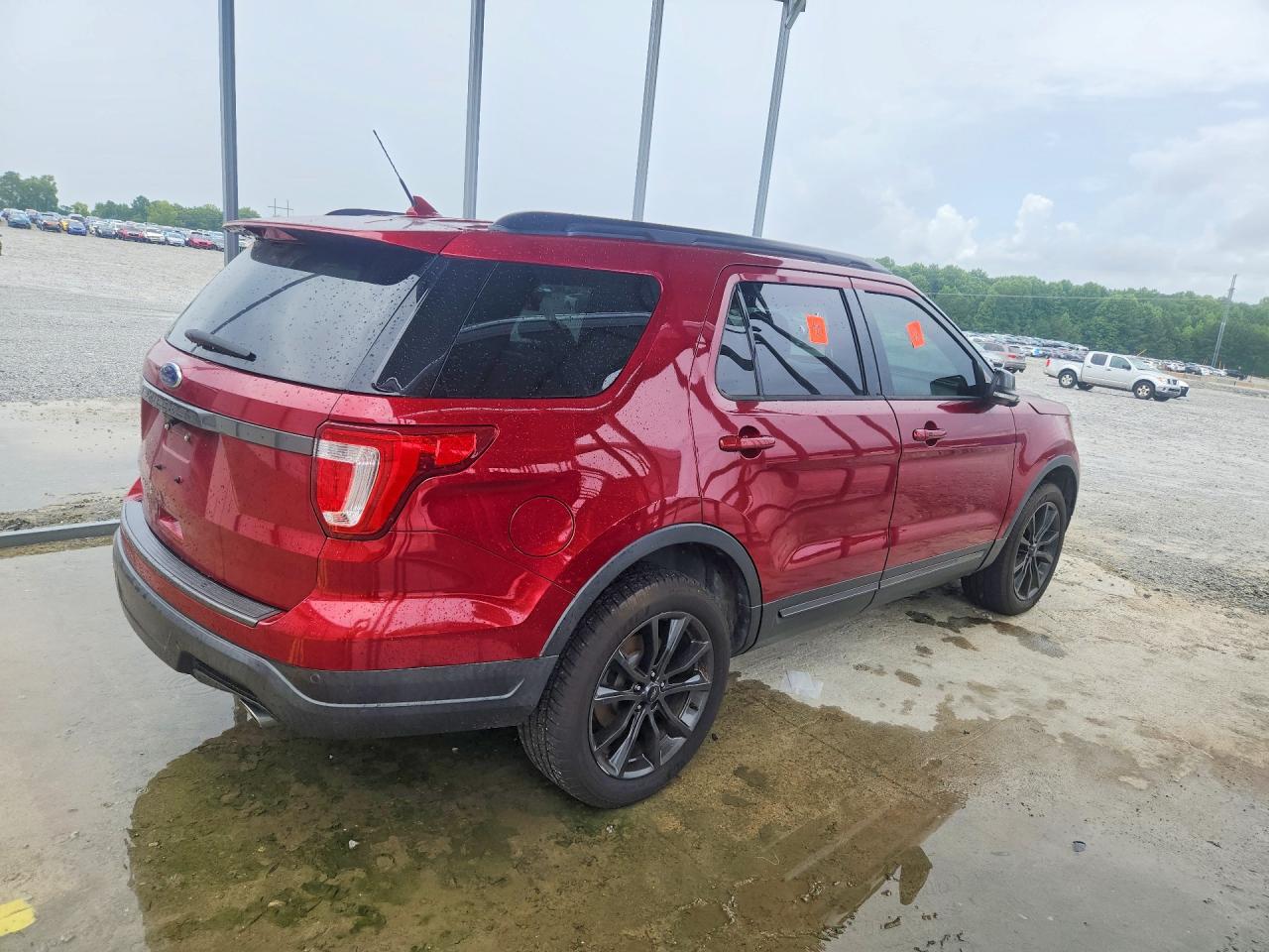 2019 Ford Explorer Xlt Red vin: 1FM5K8D84KGA68175