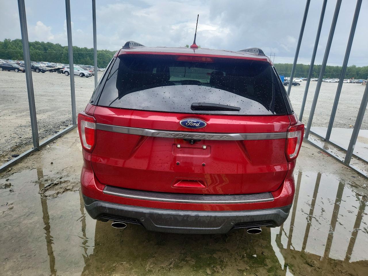 2019 Ford Explorer Xlt Red vin: 1FM5K8D84KGA68175