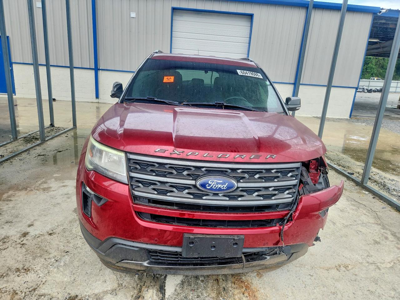 2019 Ford Explorer Xlt Red vin: 1FM5K8D84KGA68175