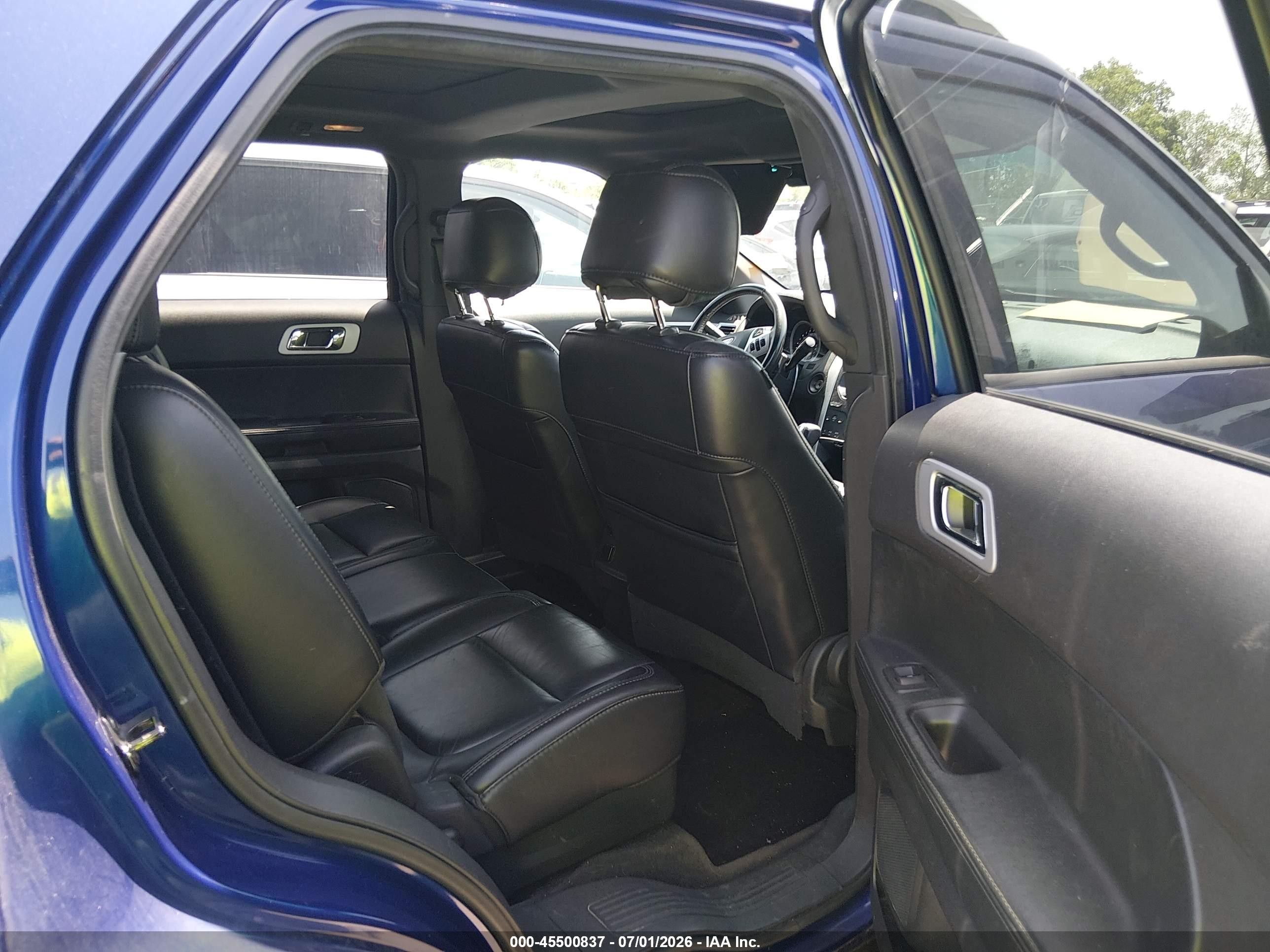 2013 Ford Explorer Xlt Blue vin: 1FM5K8D85DGA40873
