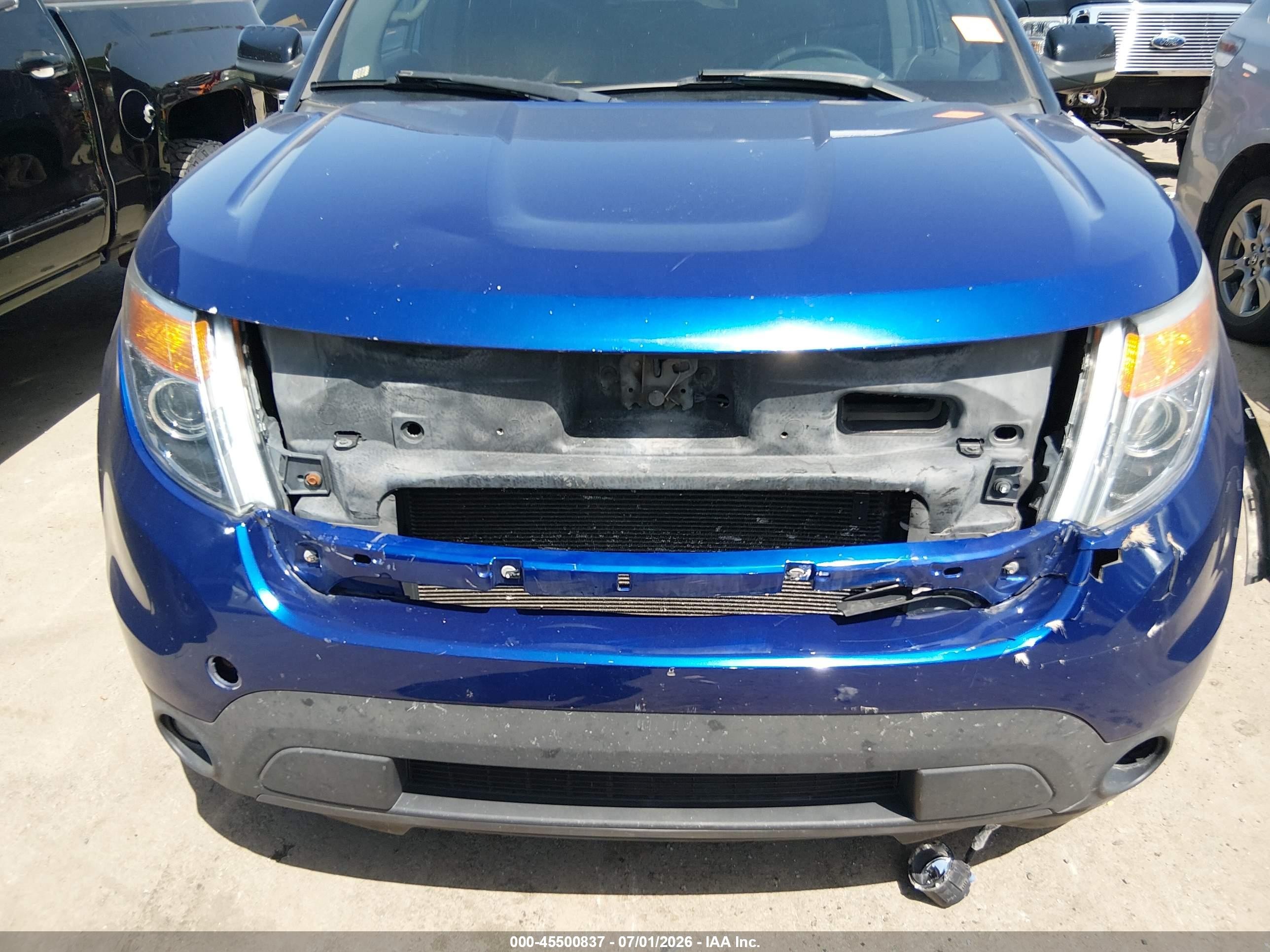 2013 Ford Explorer Xlt Blue vin: 1FM5K8D85DGA40873