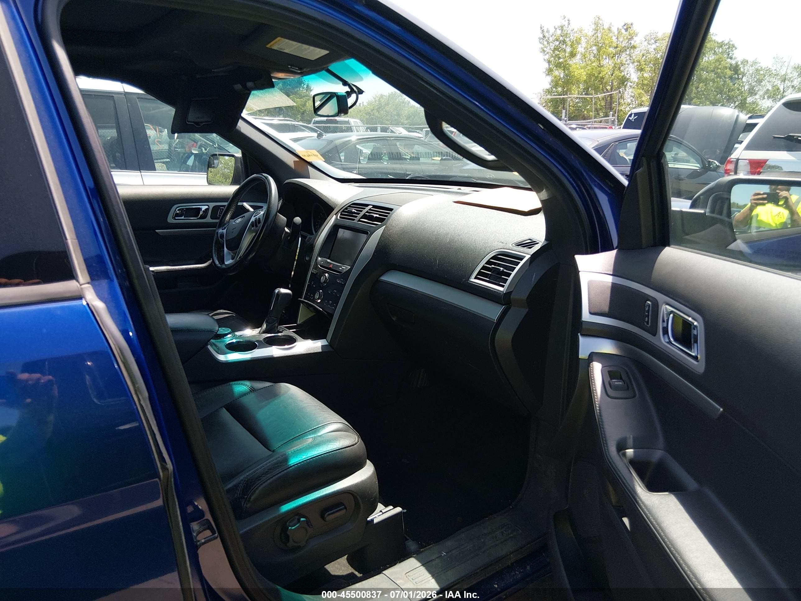 2013 Ford Explorer Xlt Blue vin: 1FM5K8D85DGA40873