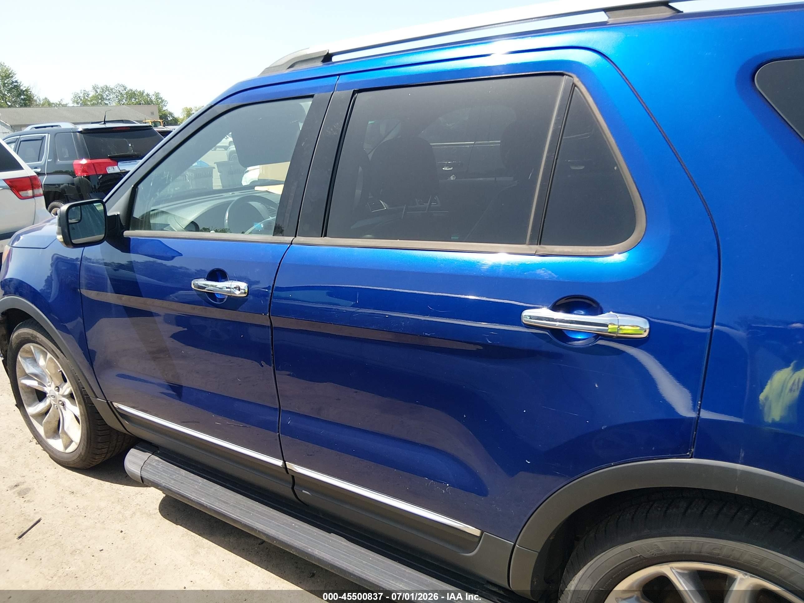 2013 Ford Explorer Xlt Blue vin: 1FM5K8D85DGA40873