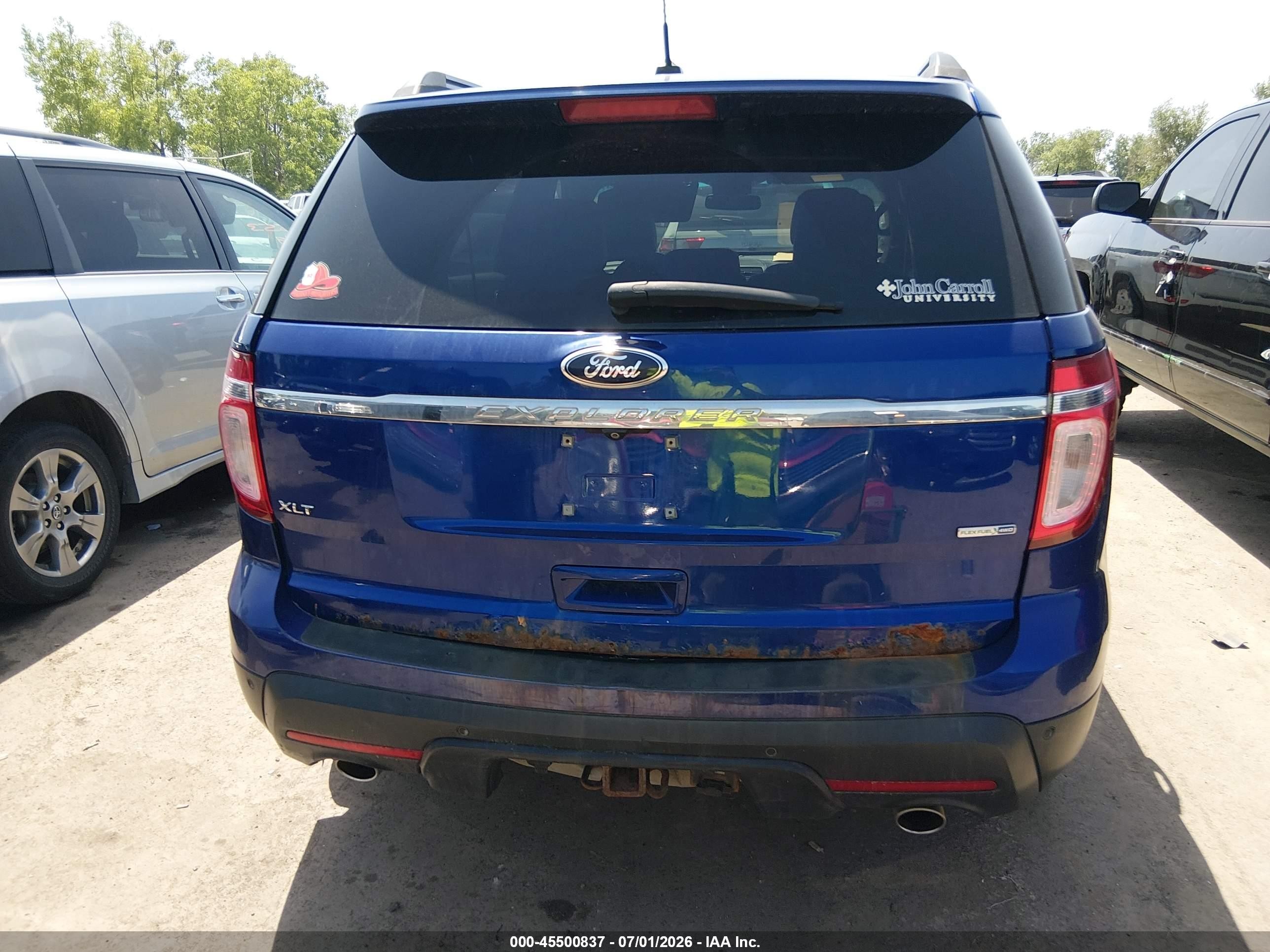 2013 Ford Explorer Xlt Blue vin: 1FM5K8D85DGA40873