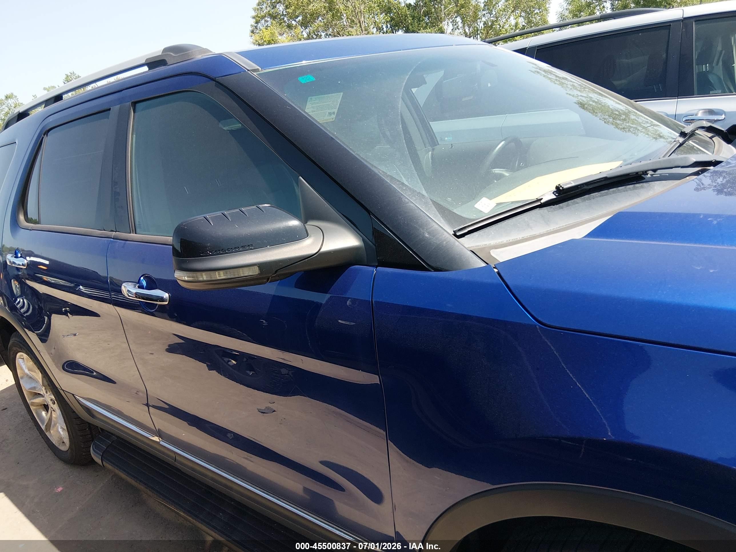 2013 Ford Explorer Xlt Blue vin: 1FM5K8D85DGA40873