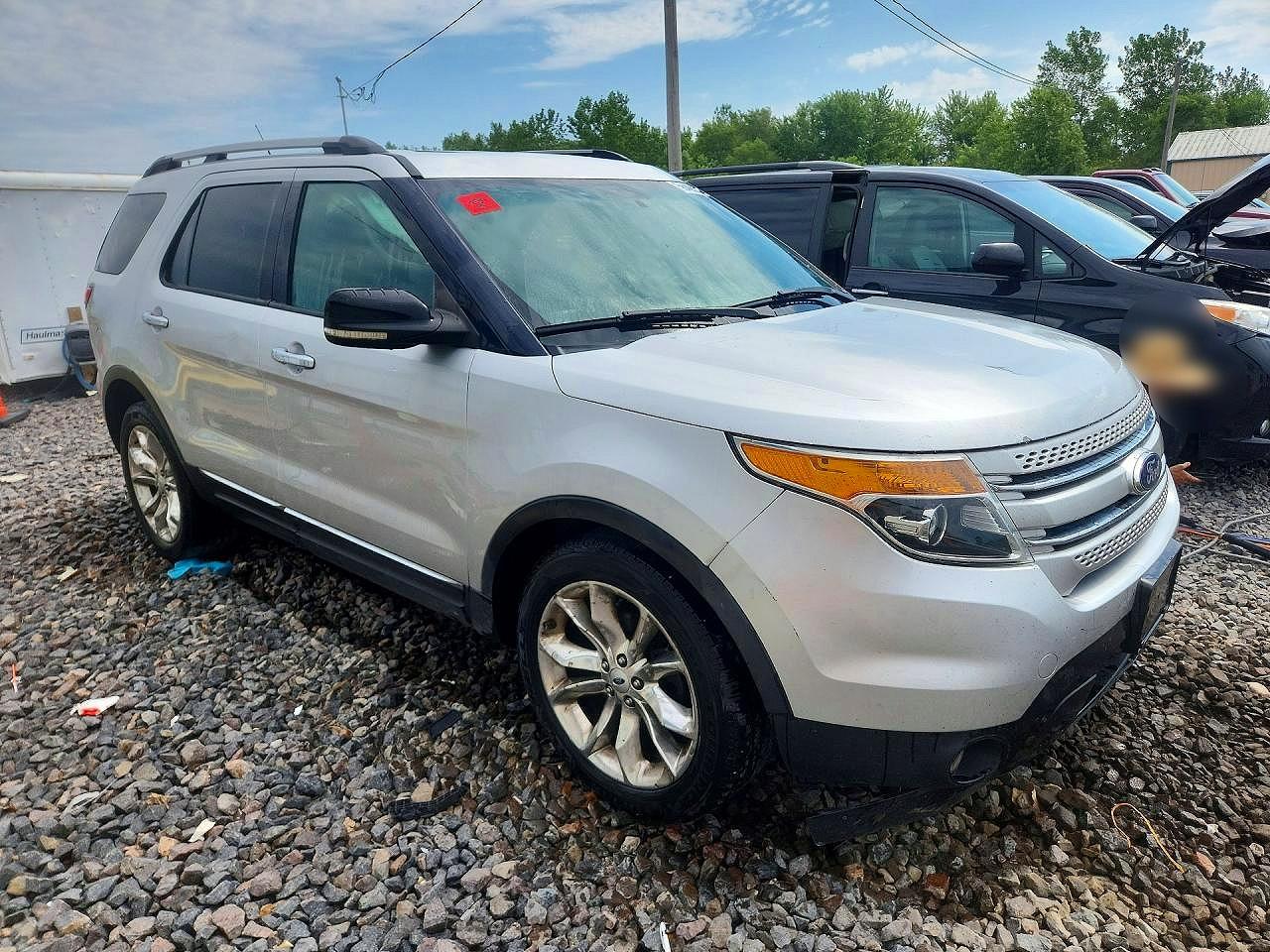 2013 Ford Explorer Xlt Silver vin: 1FM5K8D85DGA49573