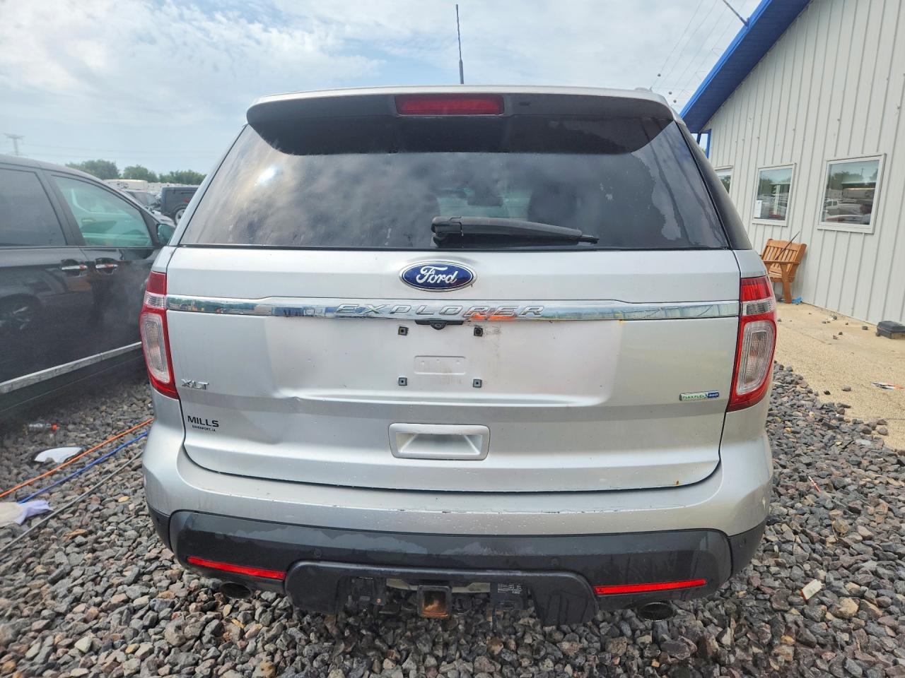 2013 Ford Explorer Xlt Silver vin: 1FM5K8D85DGA49573