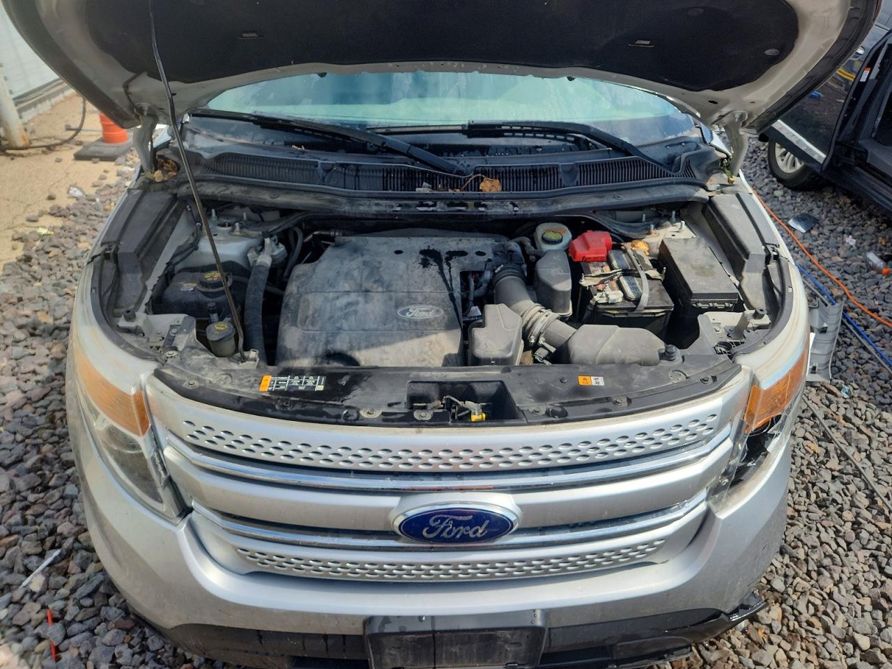 2013 Ford Explorer Xlt Silver vin: 1FM5K8D85DGA49573