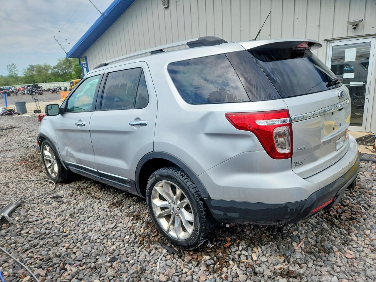 2013 Ford Explorer Xlt Silver vin: 1FM5K8D85DGA49573