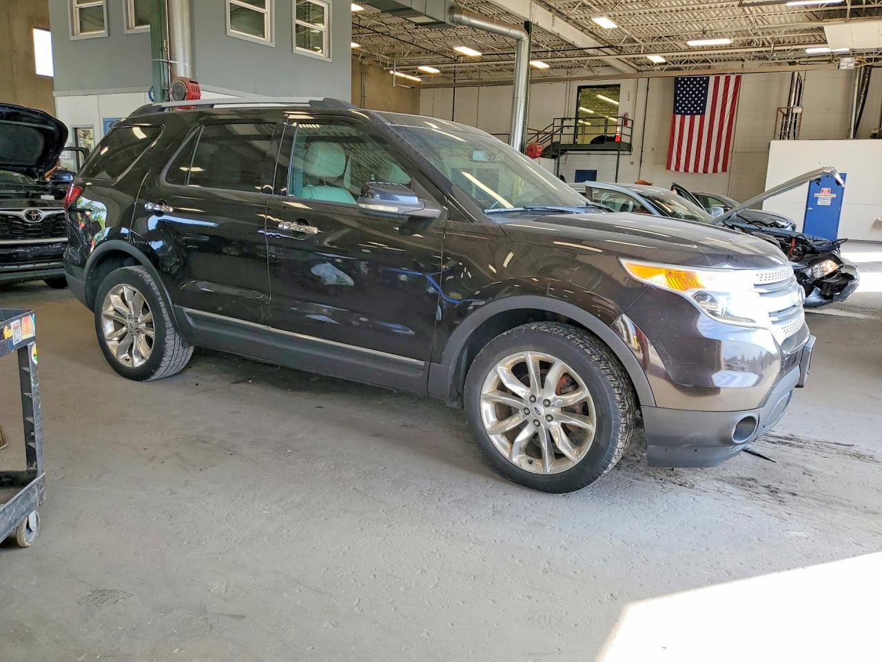 2013 Ford Explorer Xlt Brown vin: 1FM5K8D85DGA62369