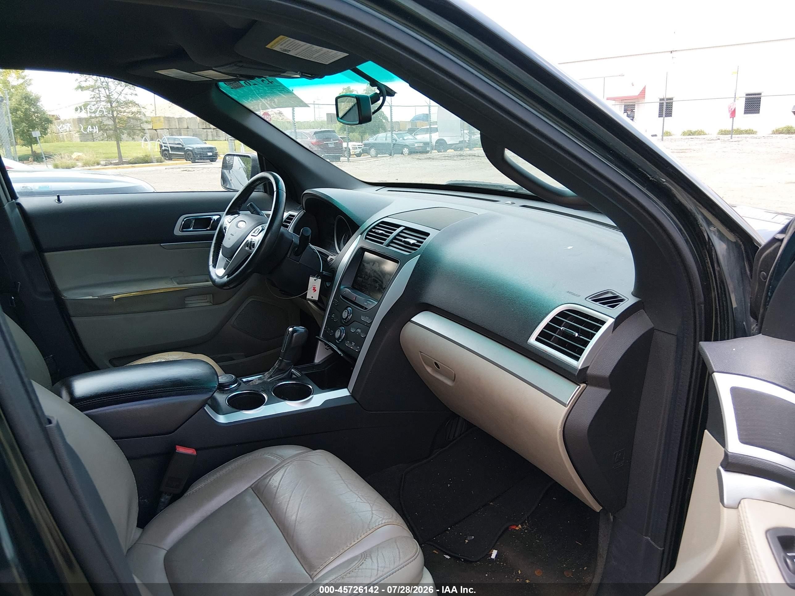 2013 Ford Explorer Xlt Green vin: 1FM5K8D85DGA91094