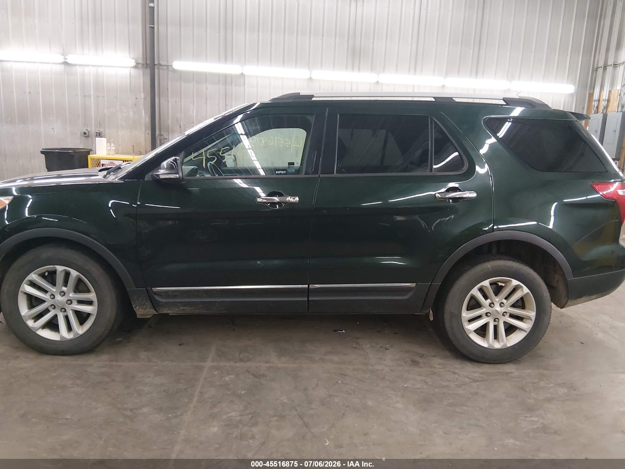 2013 Ford Explorer Xlt Зеленый vin: 1FM5K8D85DGB39855