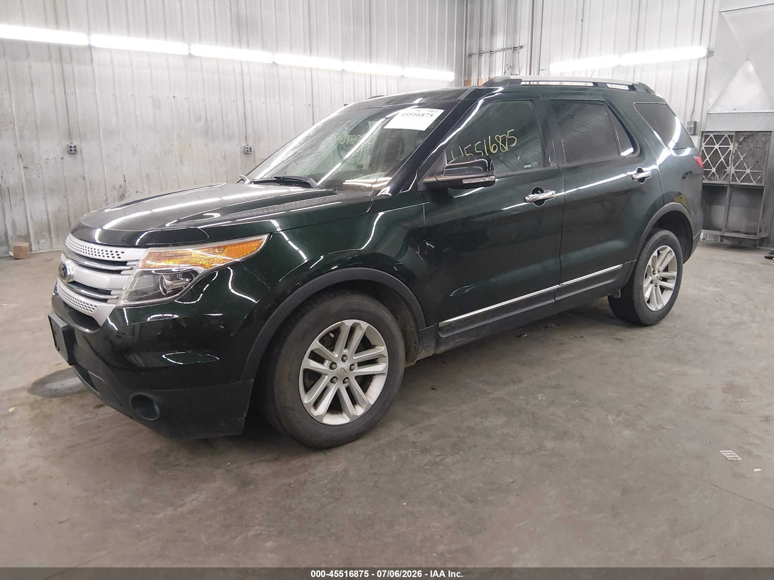 2013 Ford Explorer Xlt Зеленый vin: 1FM5K8D85DGB39855