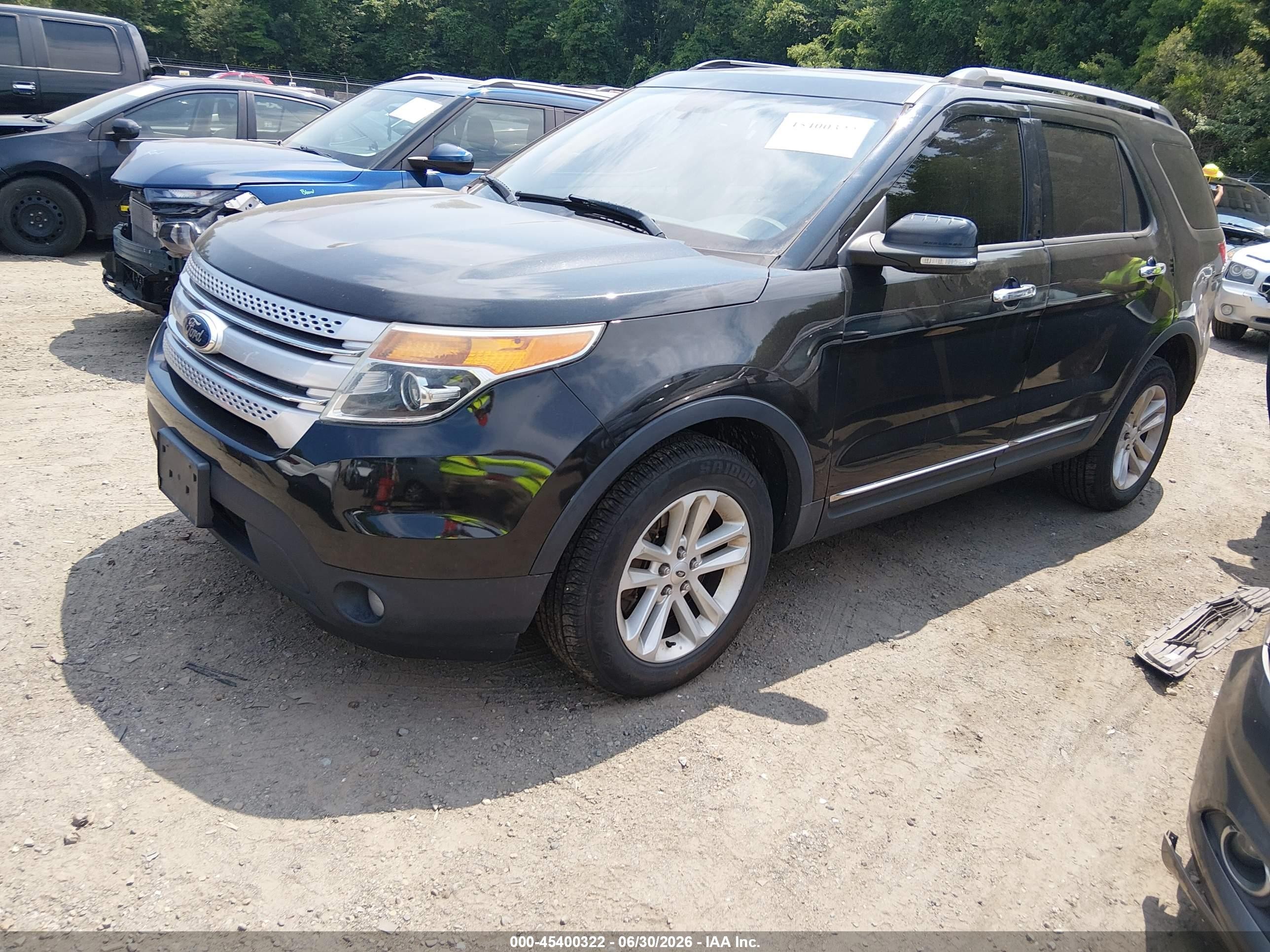 2013 Ford Explorer Xlt Black vin: 1FM5K8D85DGB45431