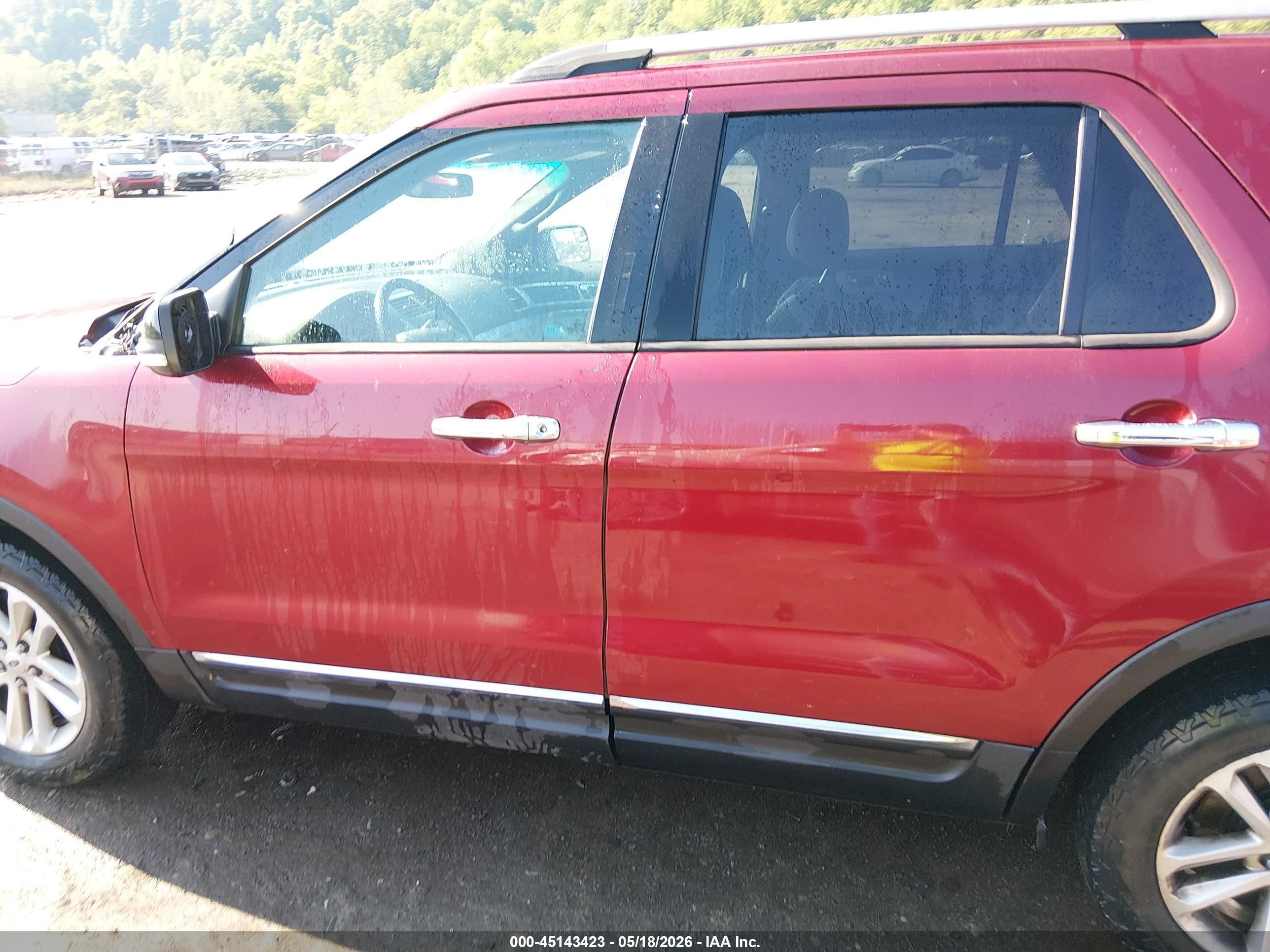 2013 Ford Explorer Xlt Maroon vin: 1FM5K8D85DGB61693