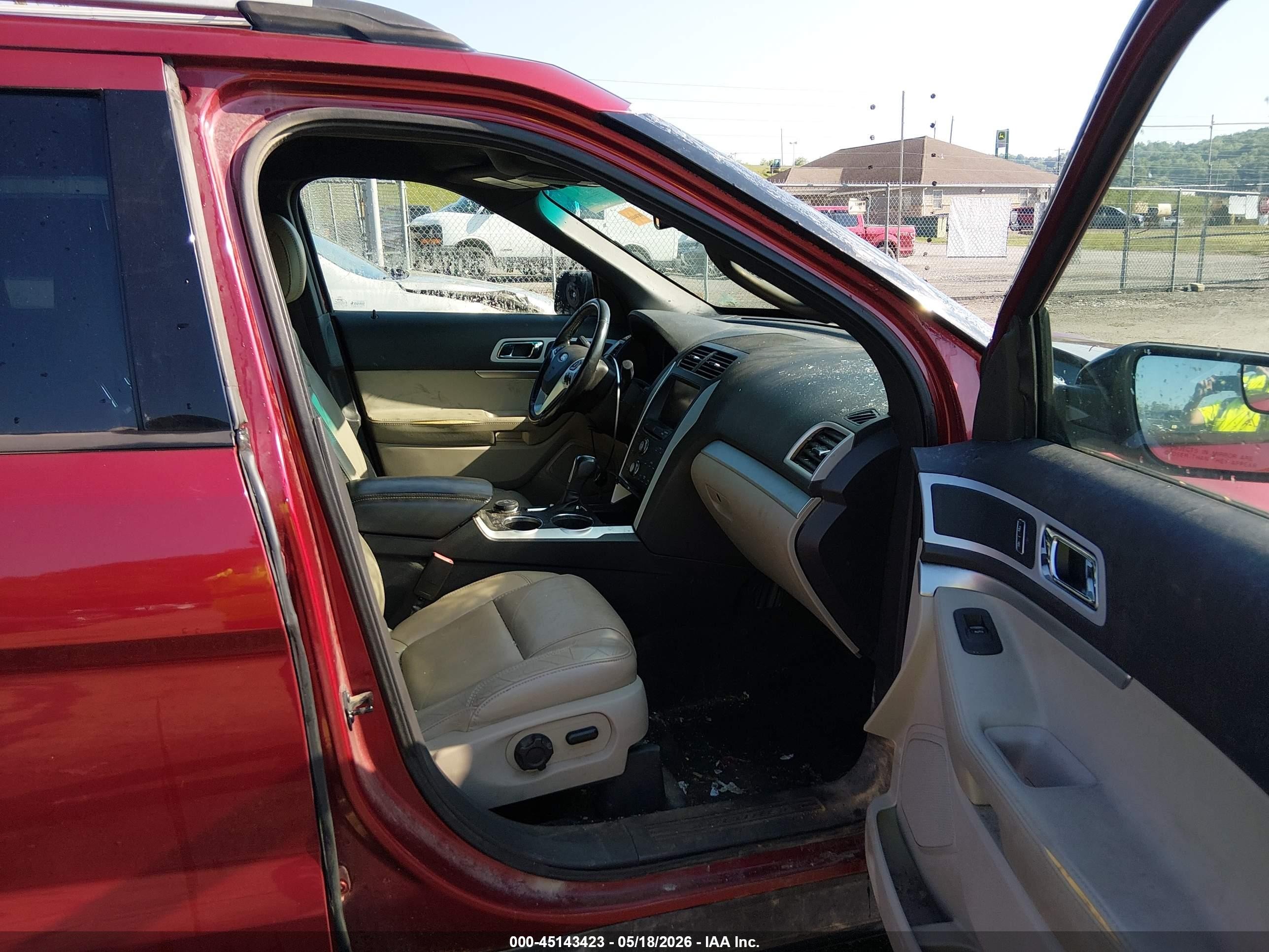 2013 Ford Explorer Xlt Maroon vin: 1FM5K8D85DGB61693