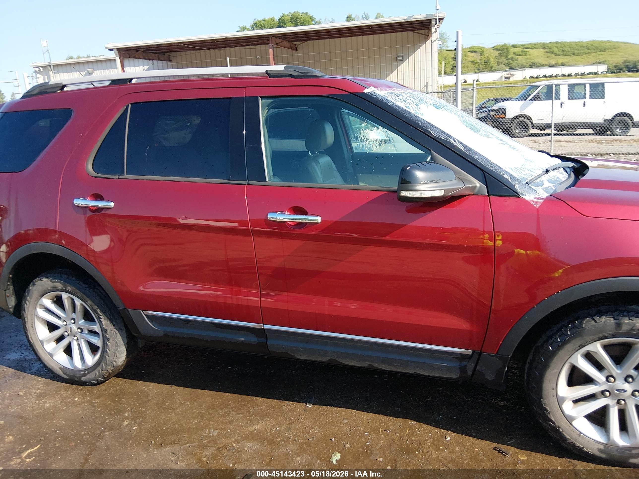 2013 Ford Explorer Xlt Maroon vin: 1FM5K8D85DGB61693